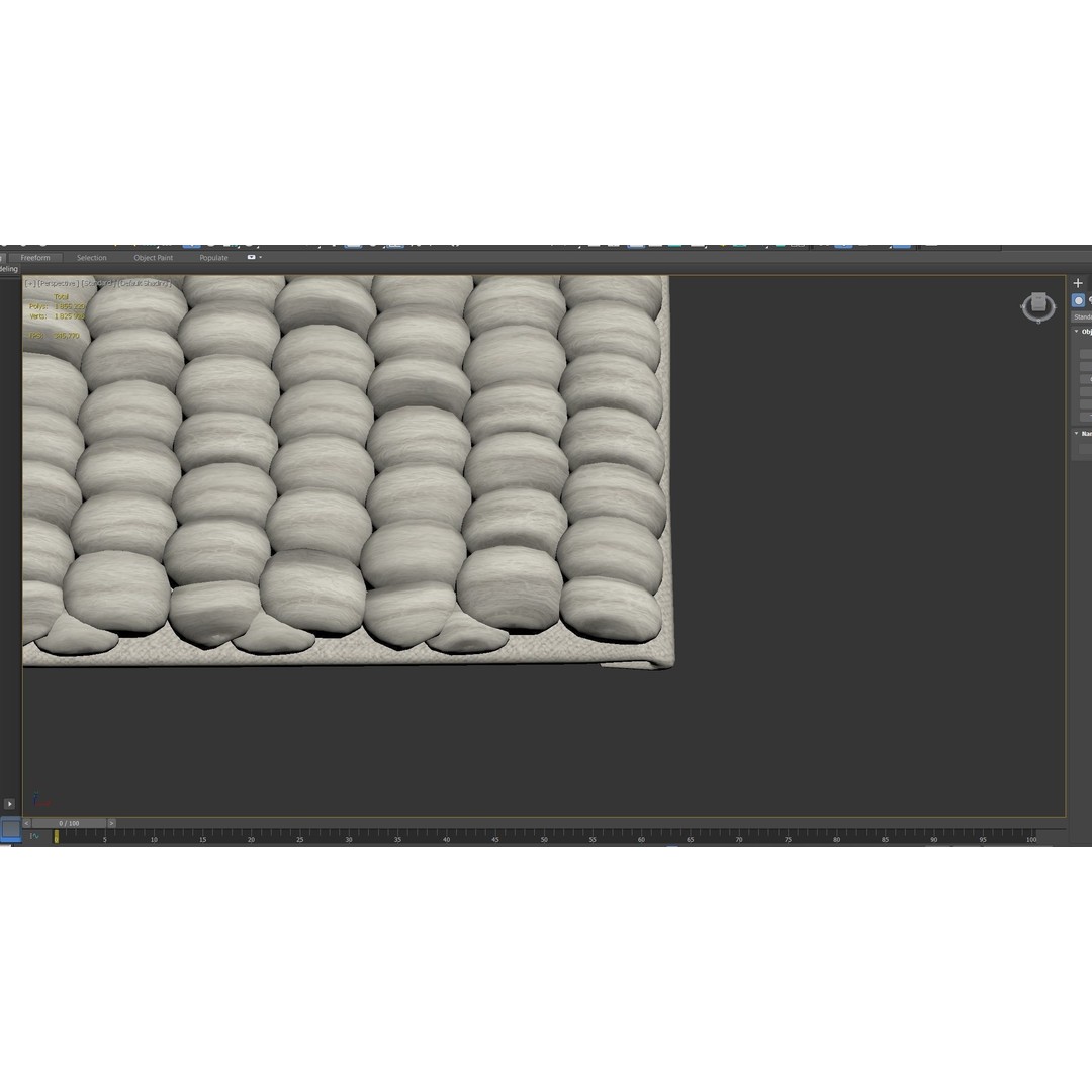 IKEA HJORTHEDE Carpet 3D Model – PBR Textured, FBX & OBJ Formats - View 11