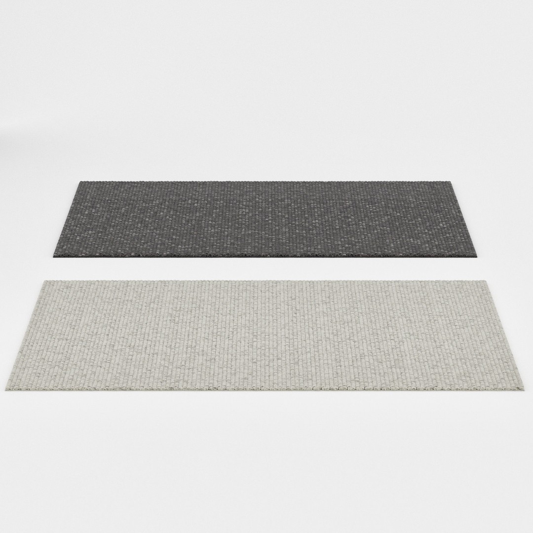 IKEA HJORTHEDE Carpet 3D Model – PBR Textured, FBX & OBJ Formats - View 7