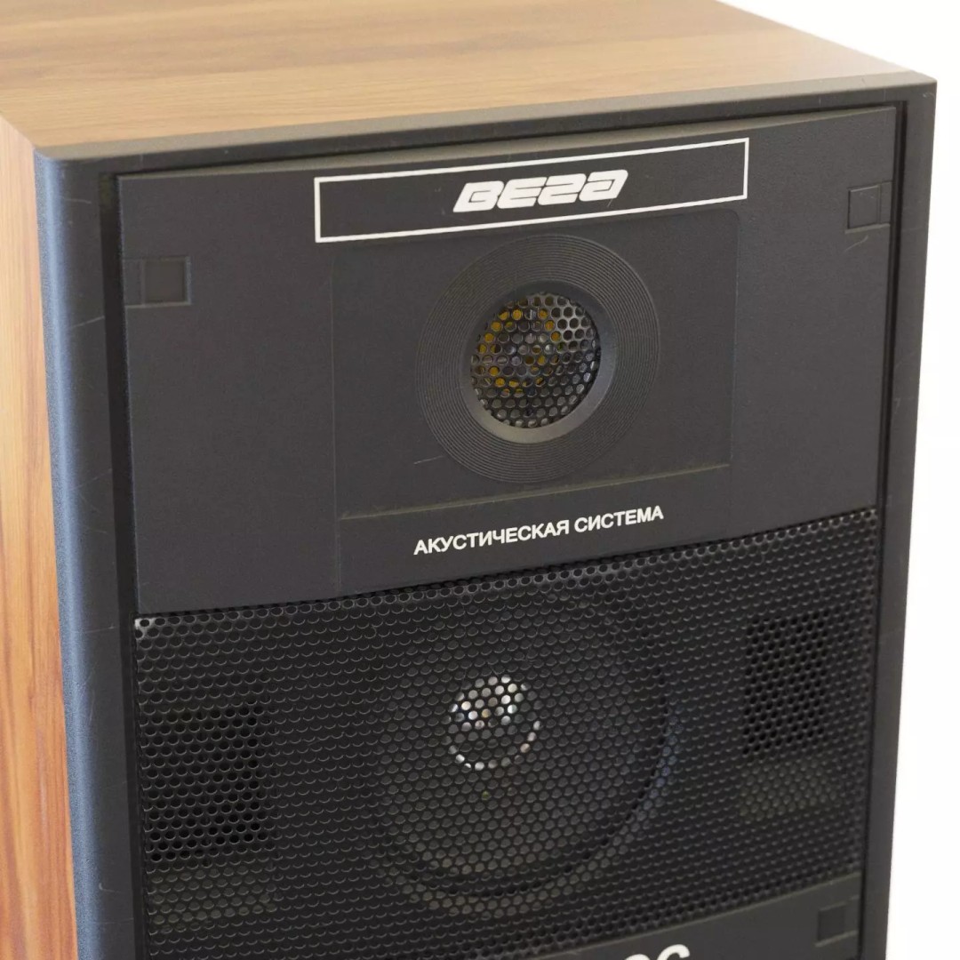 50 AC106 Vega Speaker 3D Model – Vintage Audio System, PBR Textures - View 10
