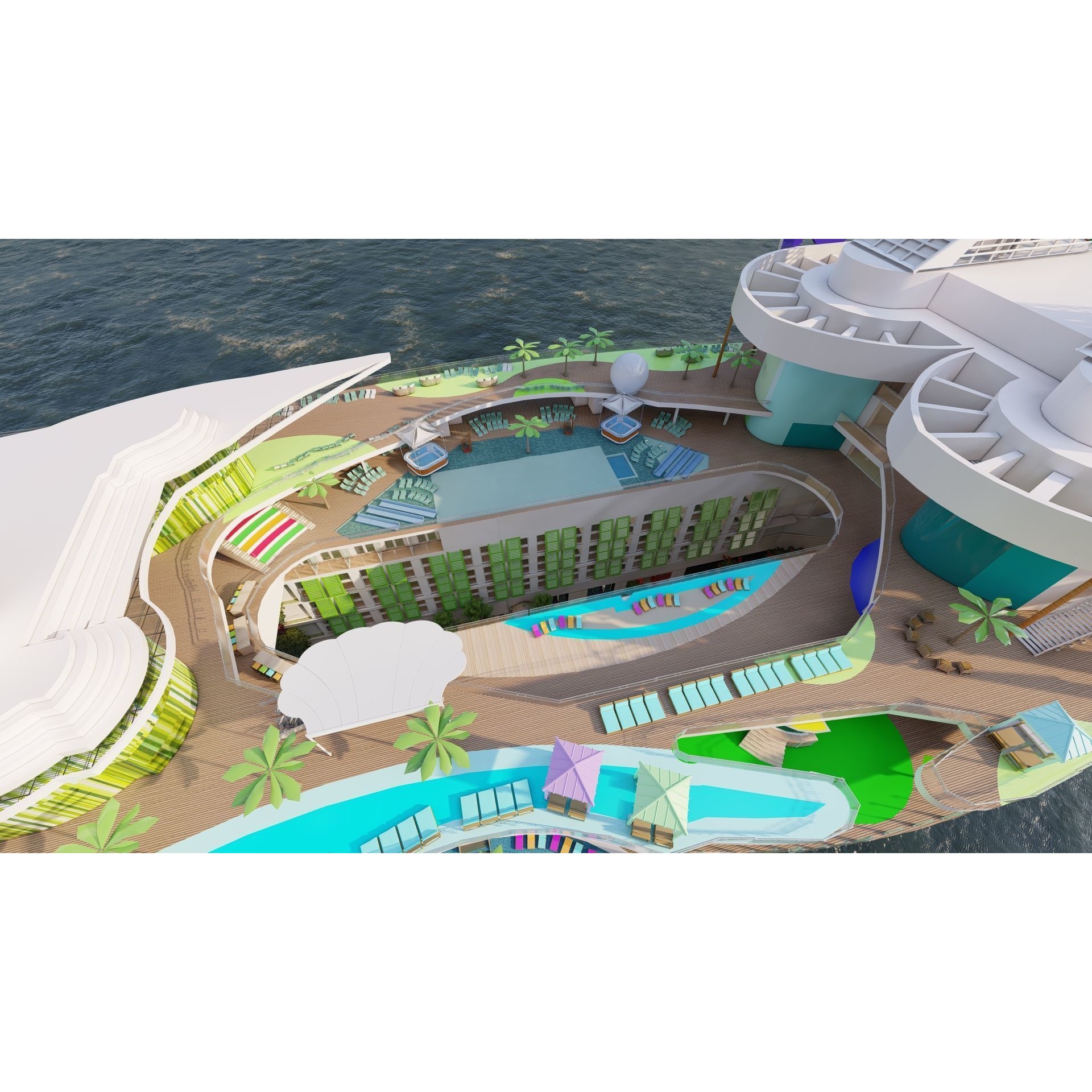 Icon of the Seas - Full Interior 3D Model - View 10