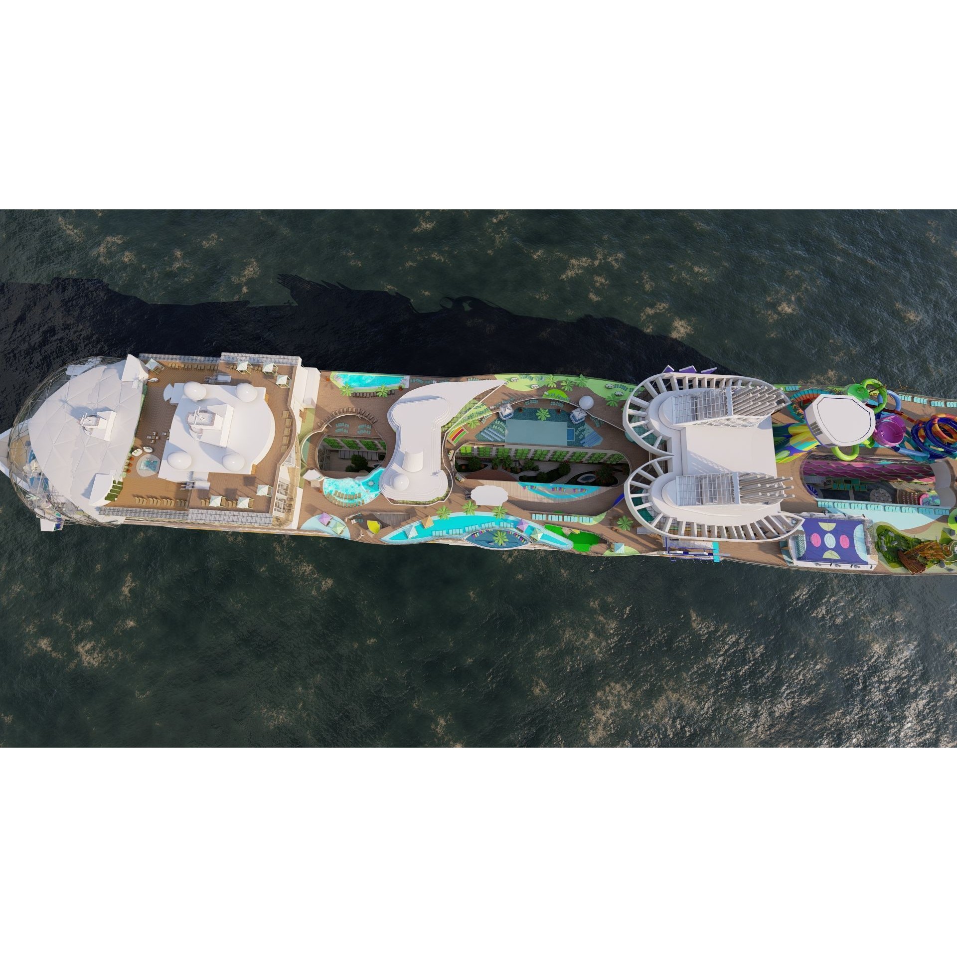 Icon of the Seas - Full Interior 3D Model - View 16