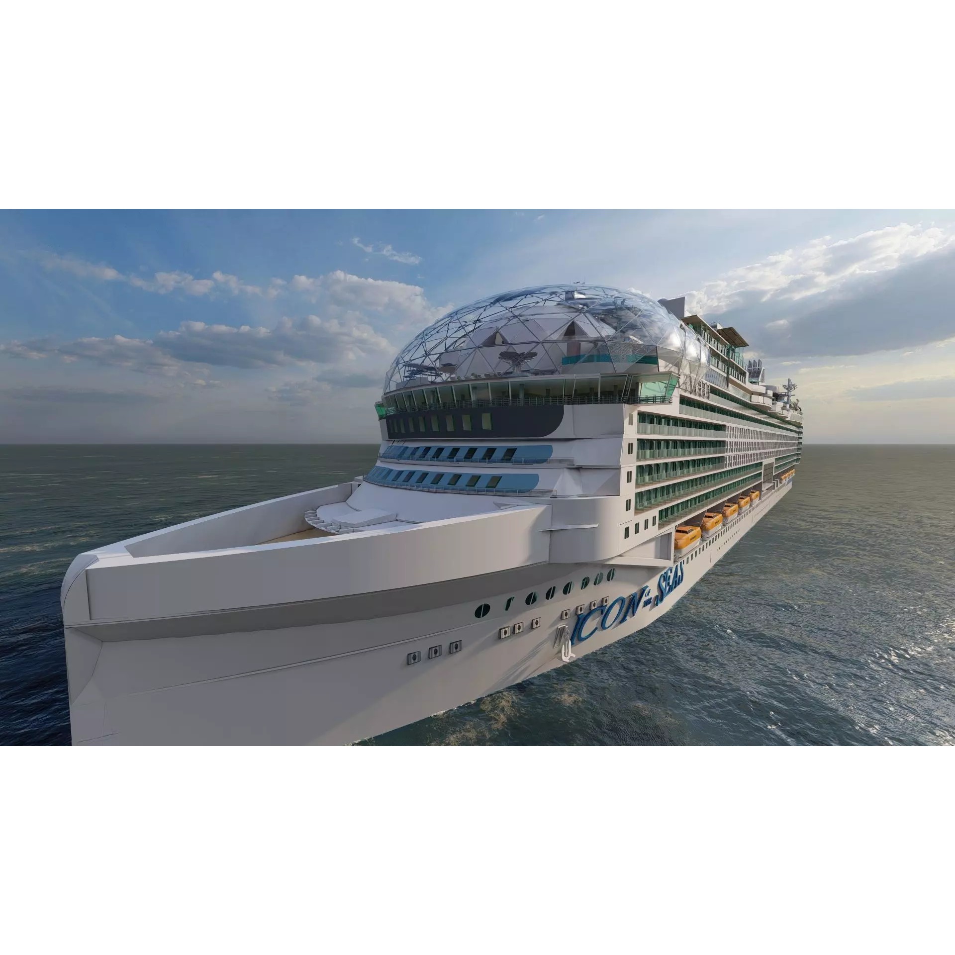 Icon of the Seas - Full Interior 3D Model - View 2