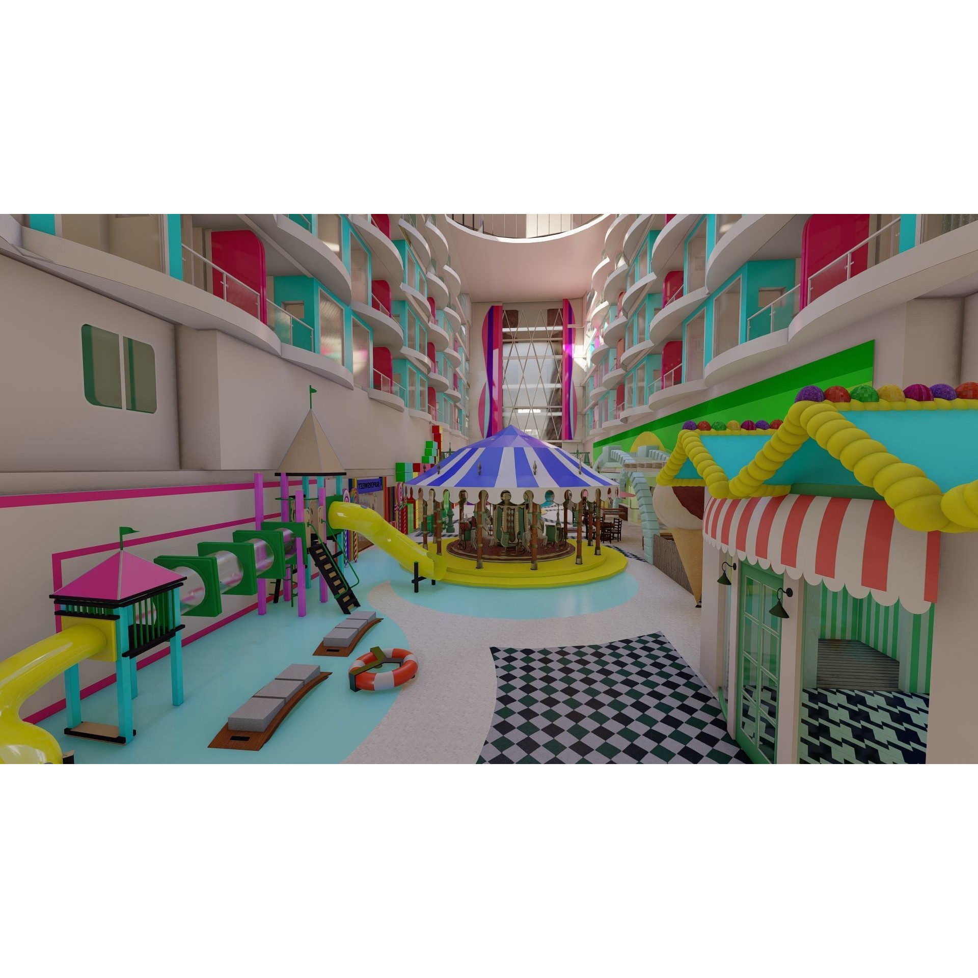 Icon of the Seas - Full Interior 3D Model - View 26