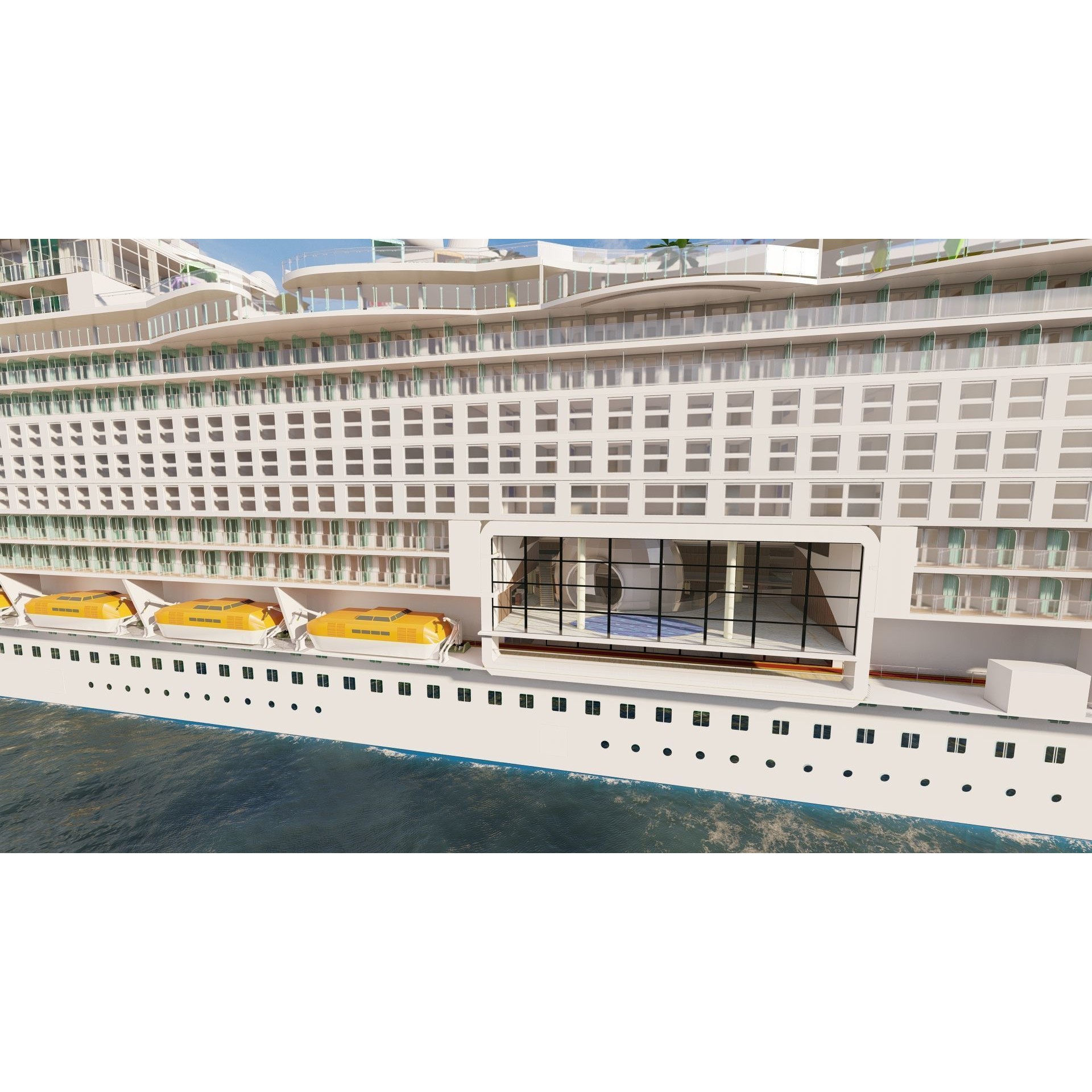 Icon of the Seas - Full Interior 3D Model - View 4