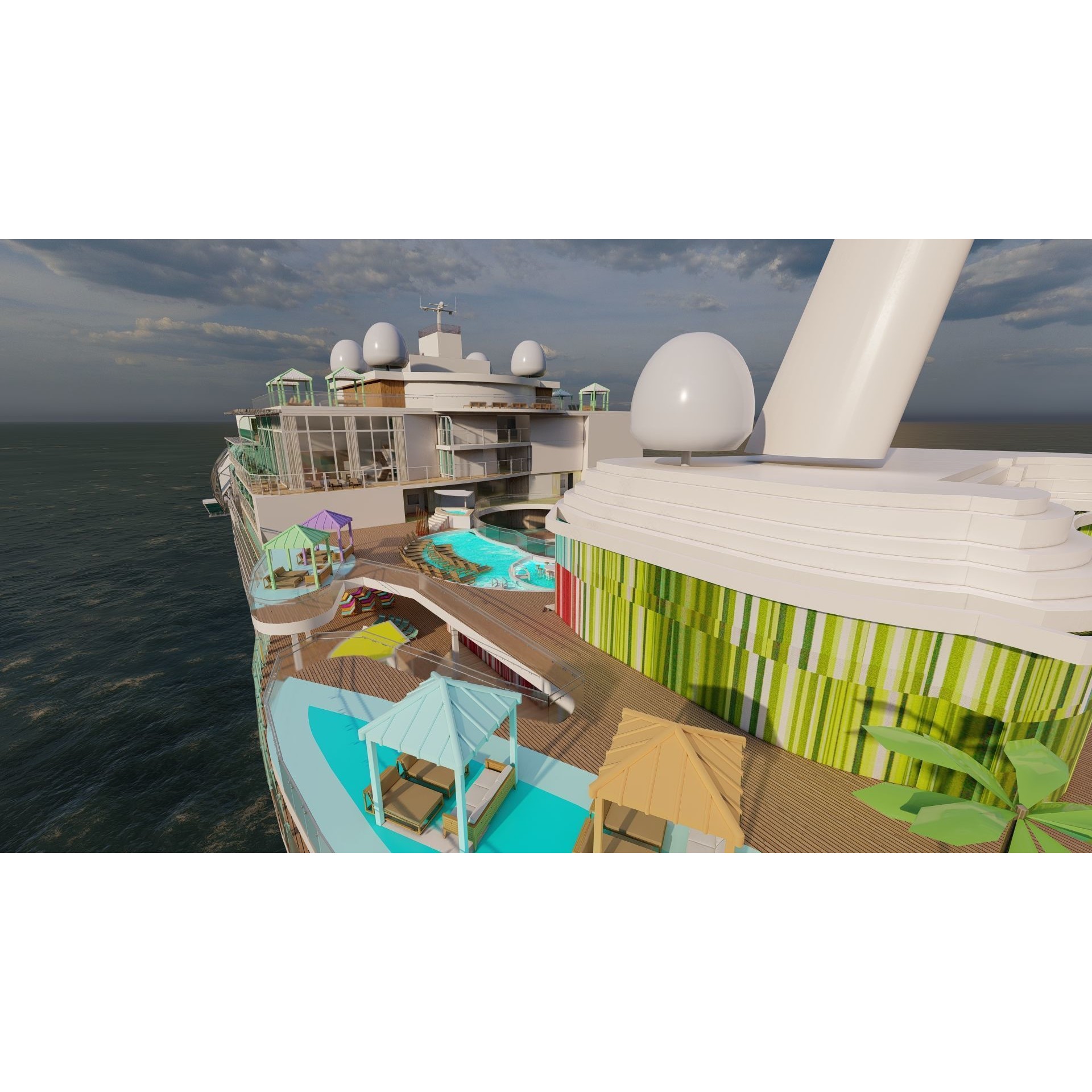Icon of the Seas - Full Interior 3D Model - View 43