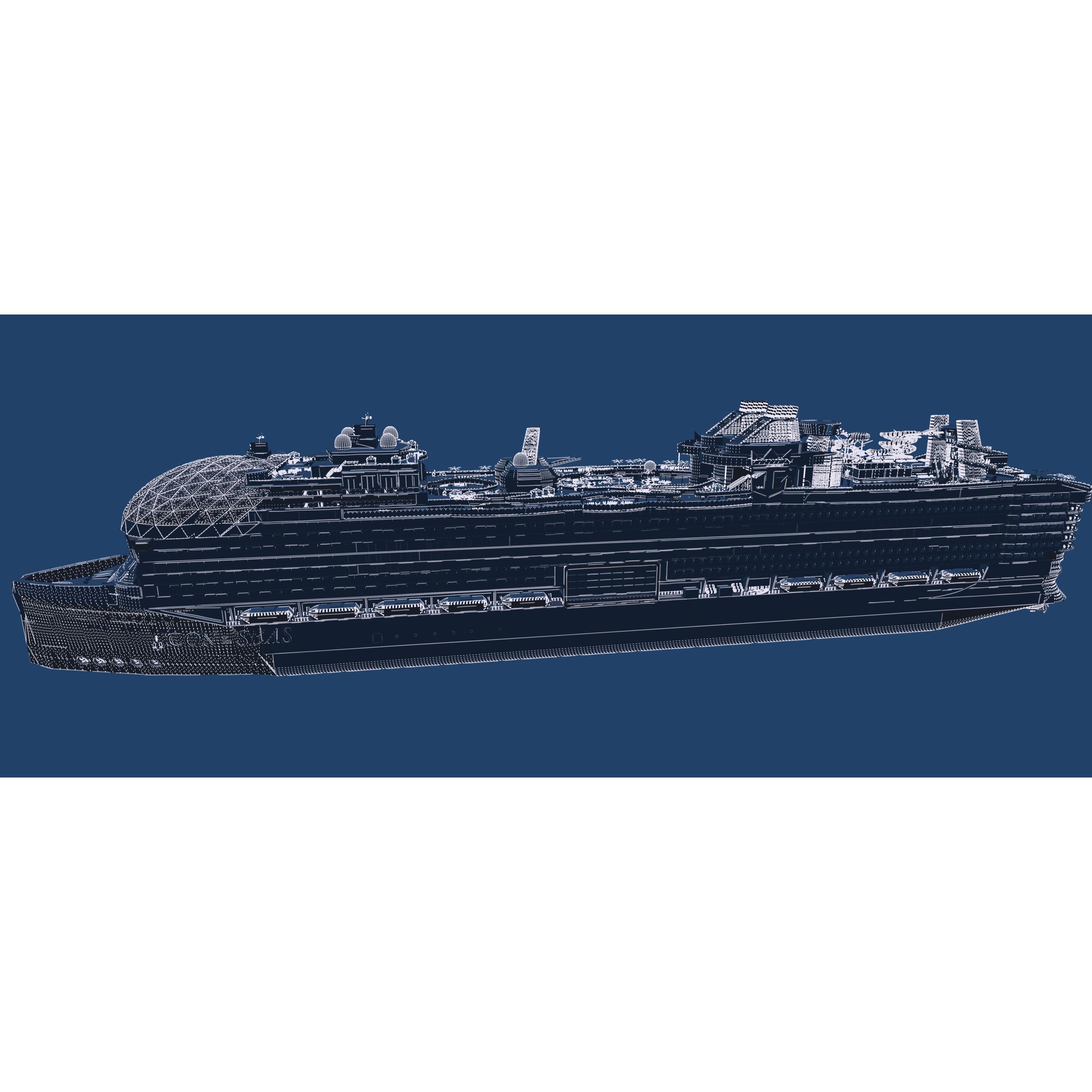 Icon of the Seas - Full Interior 3D Model - View 51