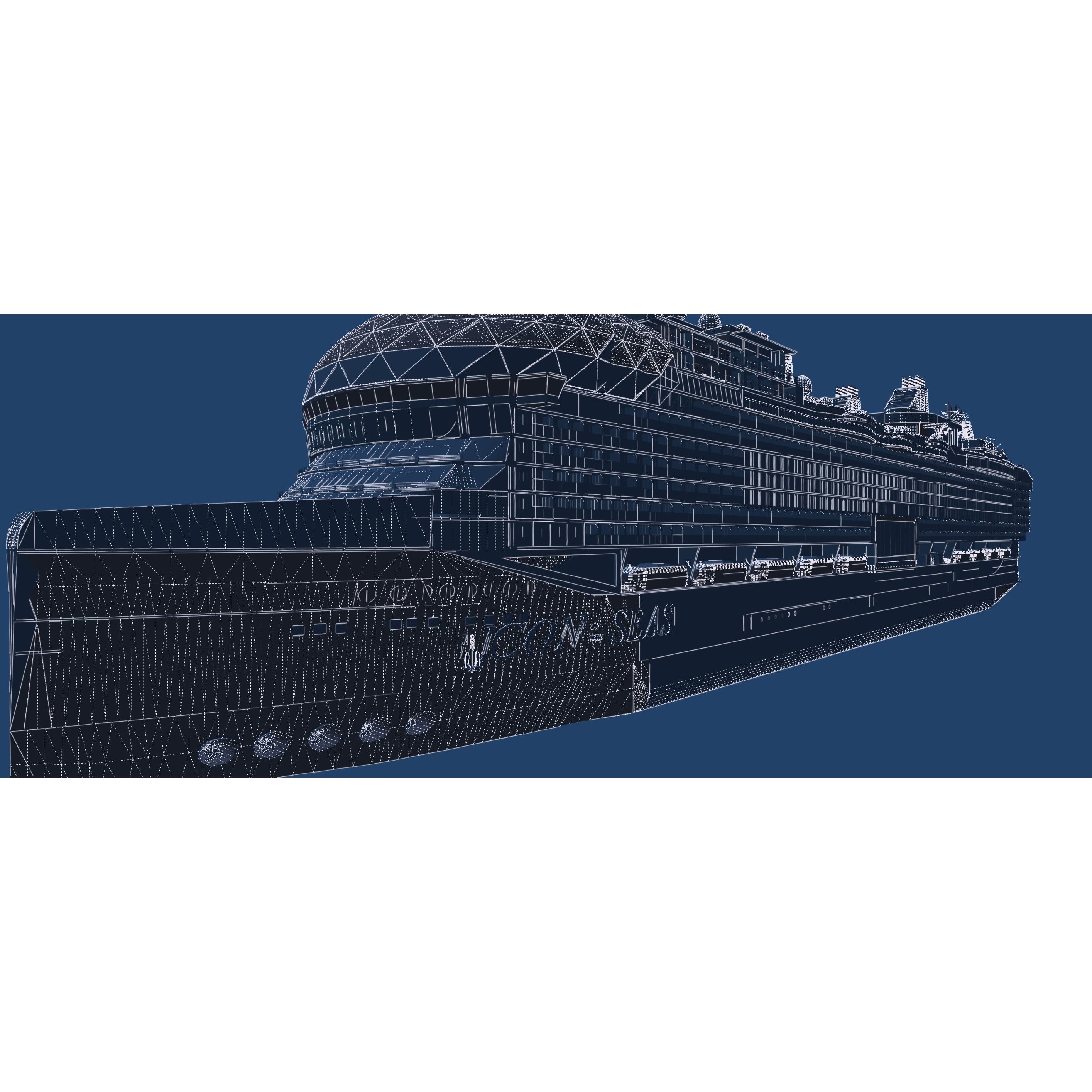 Icon of the Seas - Full Interior 3D Model - View 52