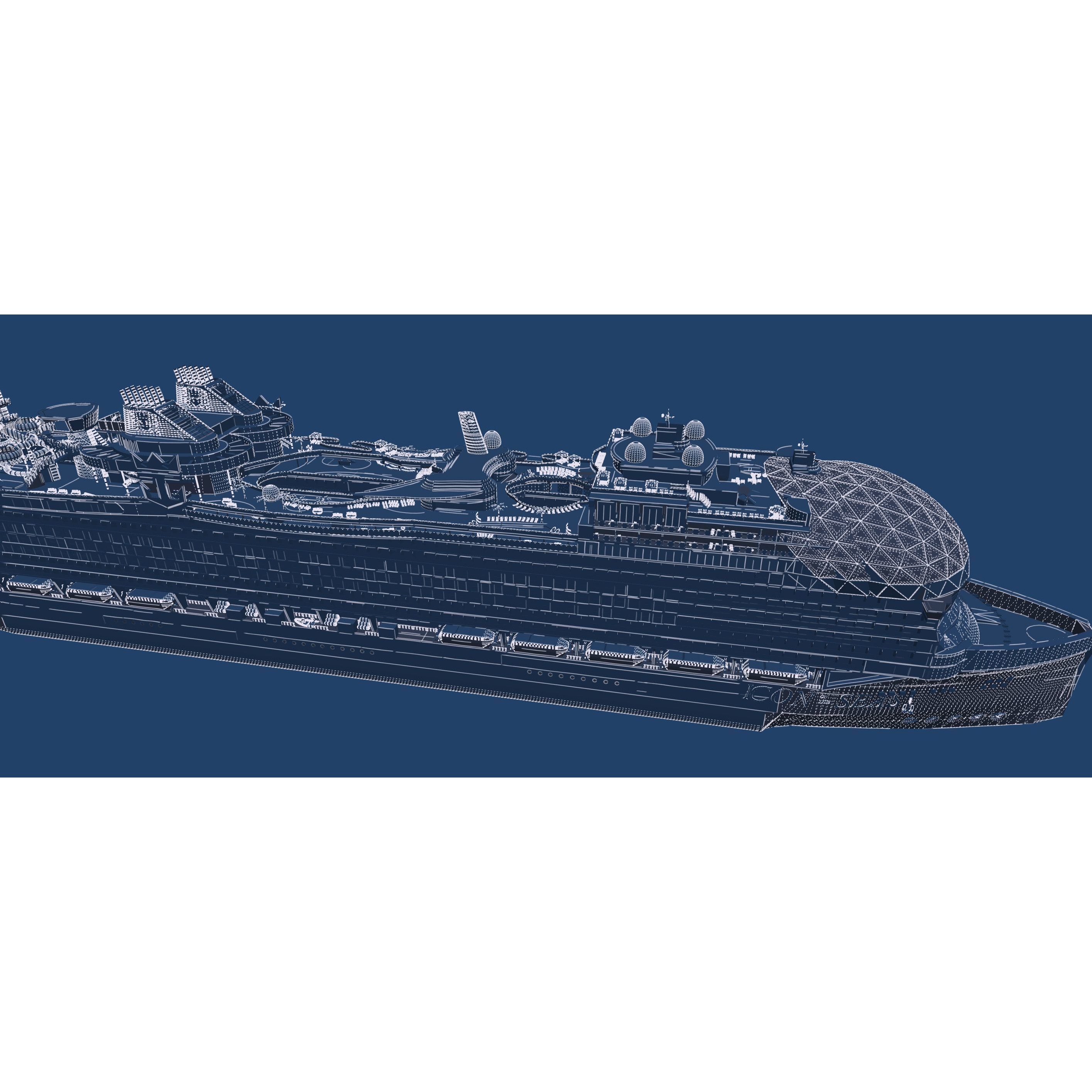 Icon of the Seas - Full Interior 3D Model - View 53