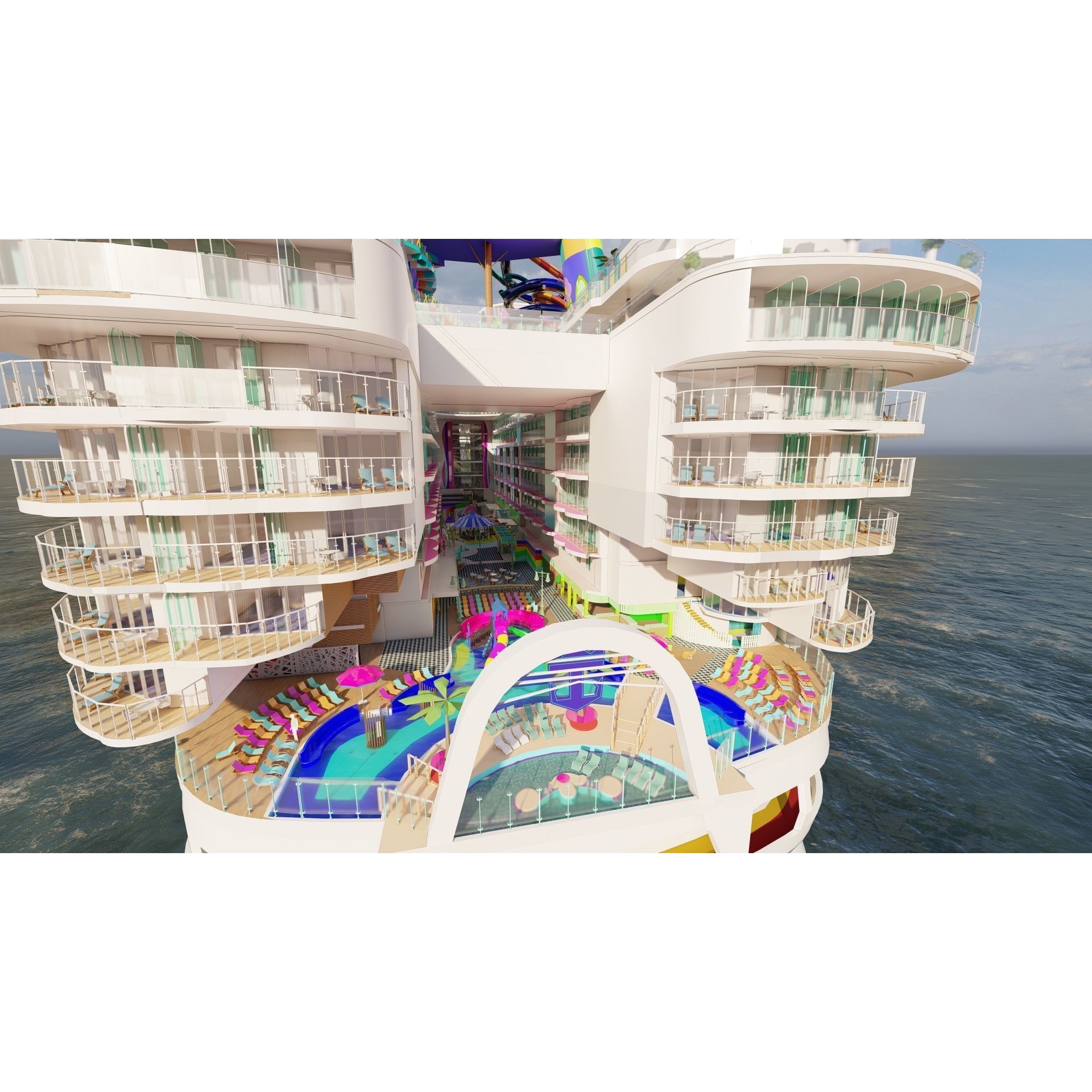 Icon of the Seas - Full Interior 3D Model - View 6