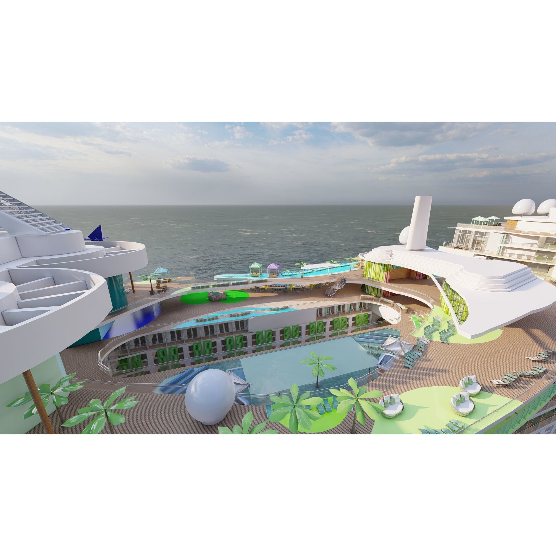 Icon of the Seas - Full Interior 3D Model - View 9