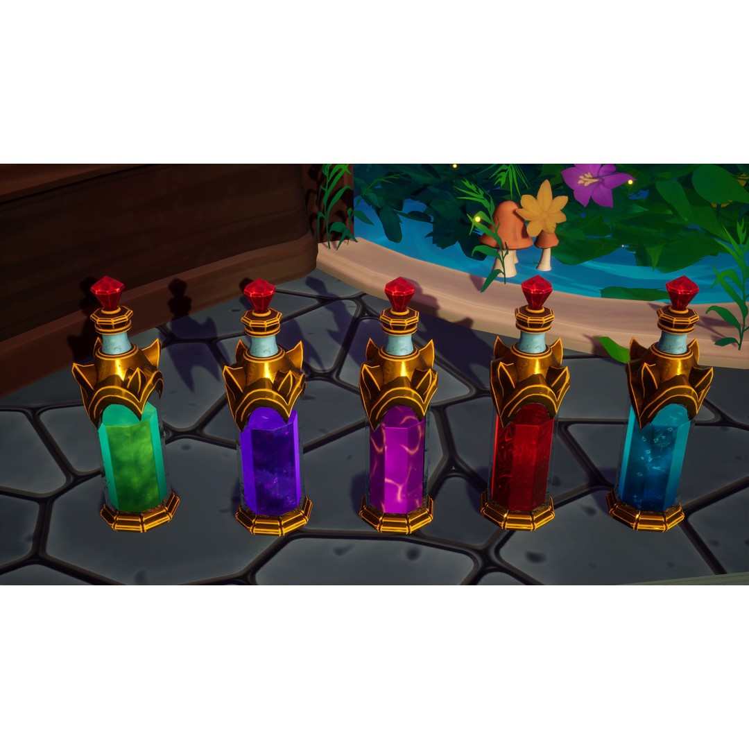 Emberbrew Potions 3D Model – Stylized Game-Ready FBX for Unreal Engine - View 6