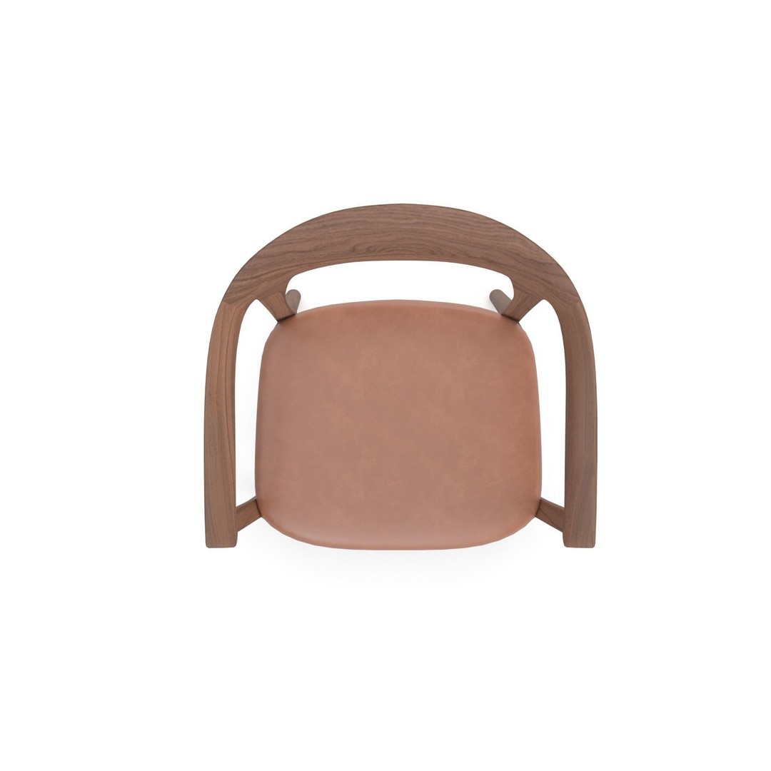 Elle Upholstered Chair 3D Model – Realistic Armchair, PBR Textures - View 14