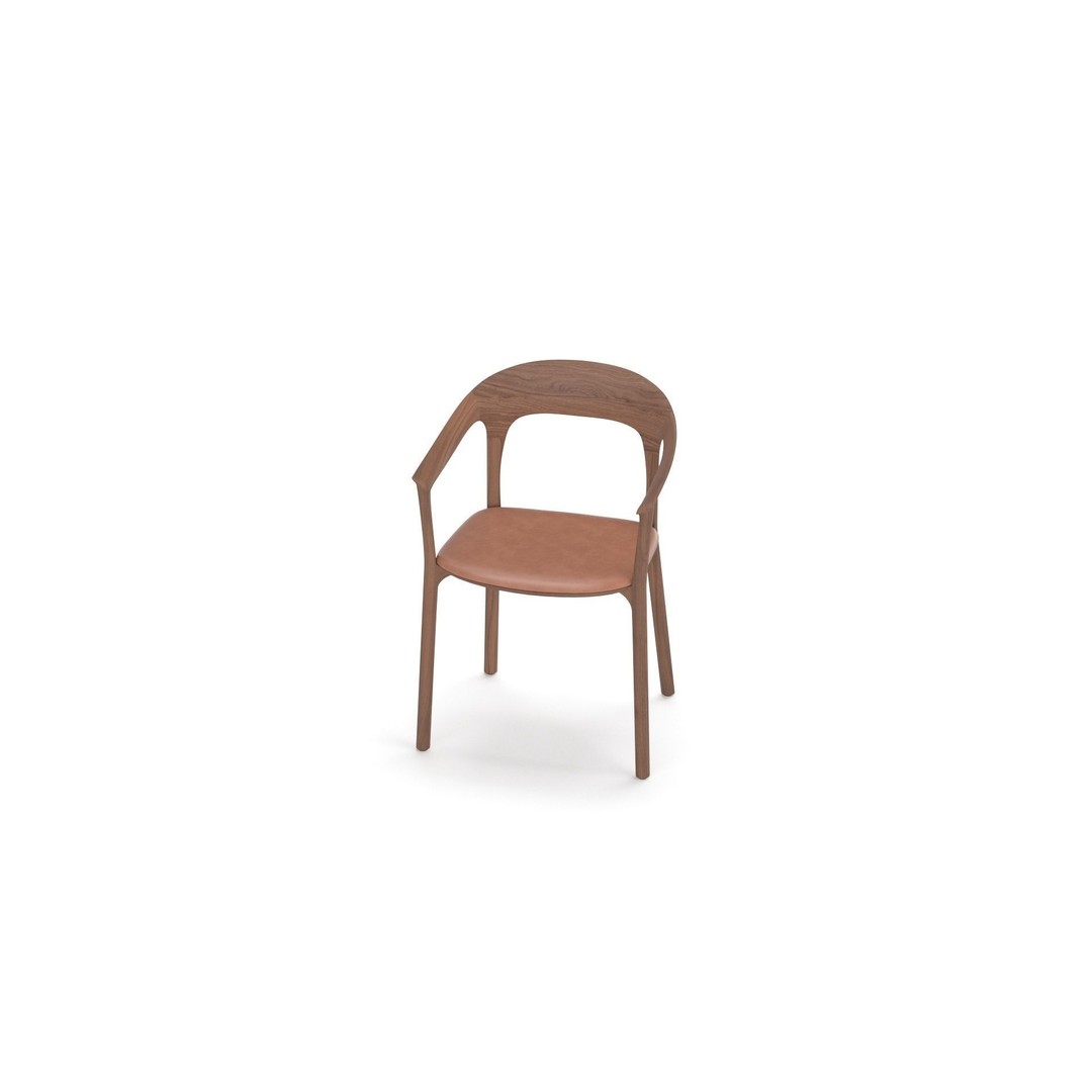Elle Upholstered Chair 3D Model – Realistic Armchair, PBR Textures - View 18