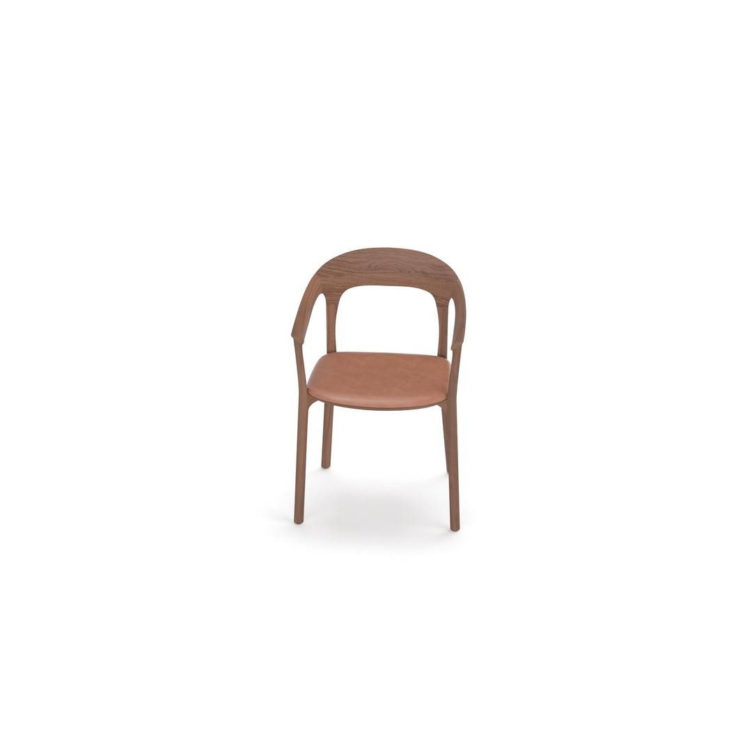 Elle Upholstered Chair 3D Model – Realistic Armchair, PBR Textures - View 19