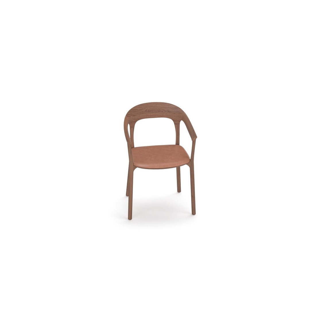 Elle Upholstered Chair 3D Model – Realistic Armchair, PBR Textures - View 20