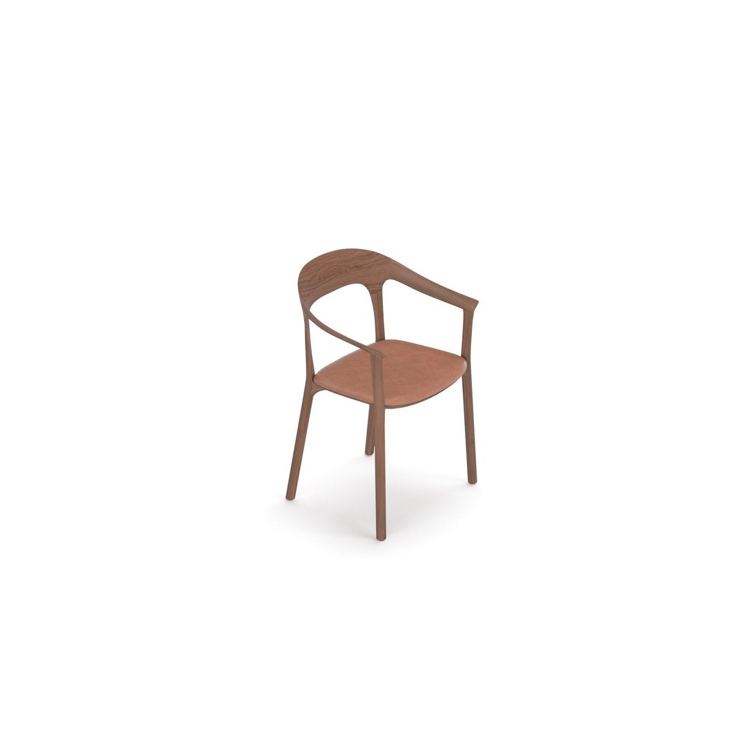 Elle Upholstered Chair 3D Model – Realistic Armchair, PBR Textures - View 22