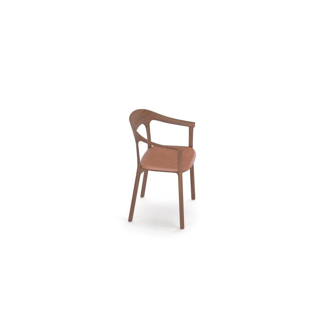 Elle Upholstered Chair 3D Model – Realistic Armchair, PBR Textures - View 23
