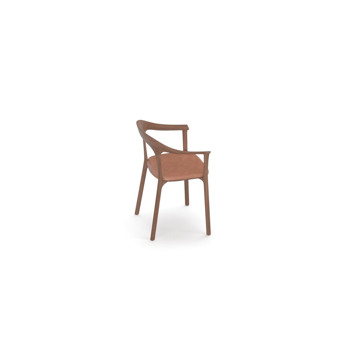 Elle Upholstered Chair 3D Model – Realistic Armchair, PBR Textures - View 24