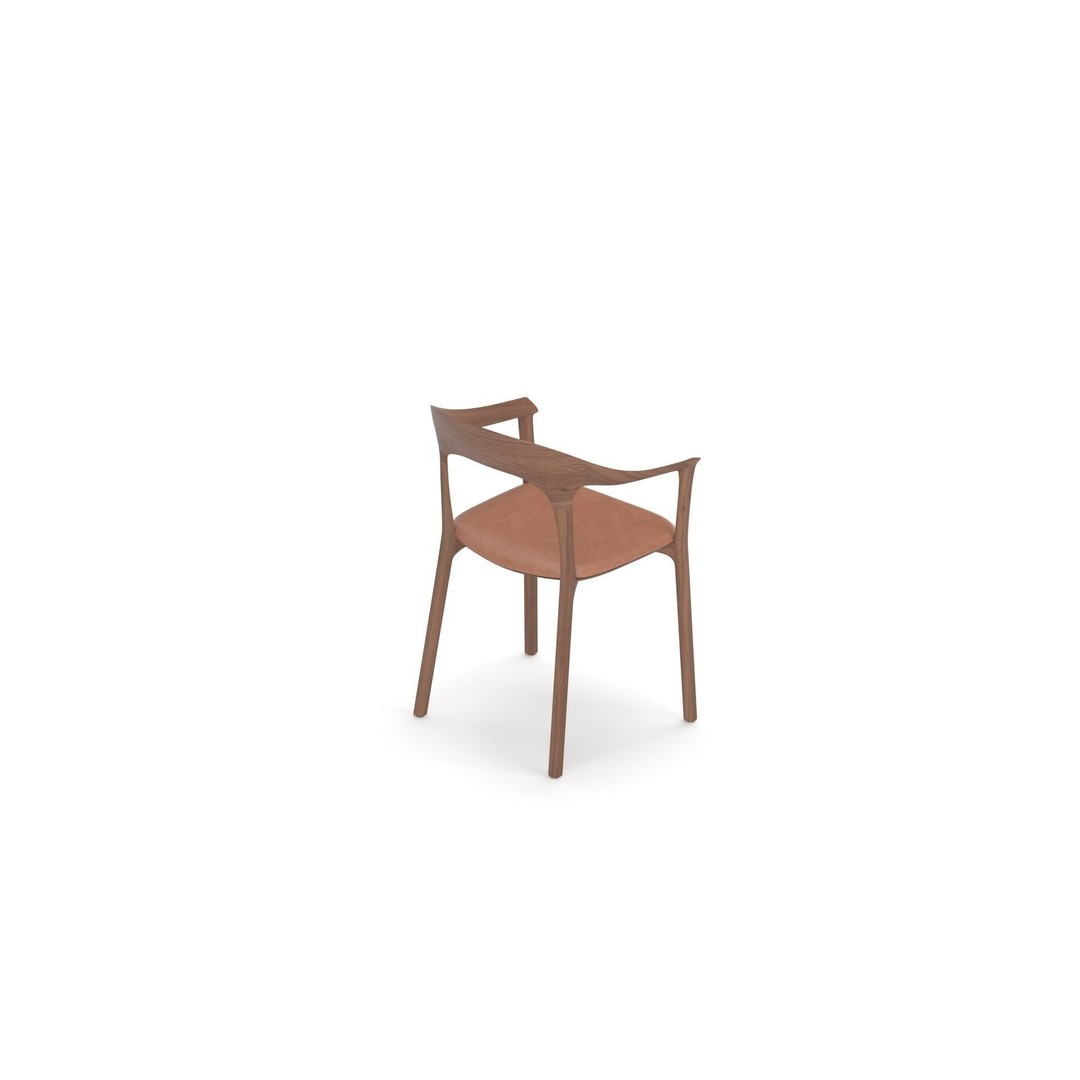 Elle Upholstered Chair 3D Model – Realistic Armchair, PBR Textures - View 25