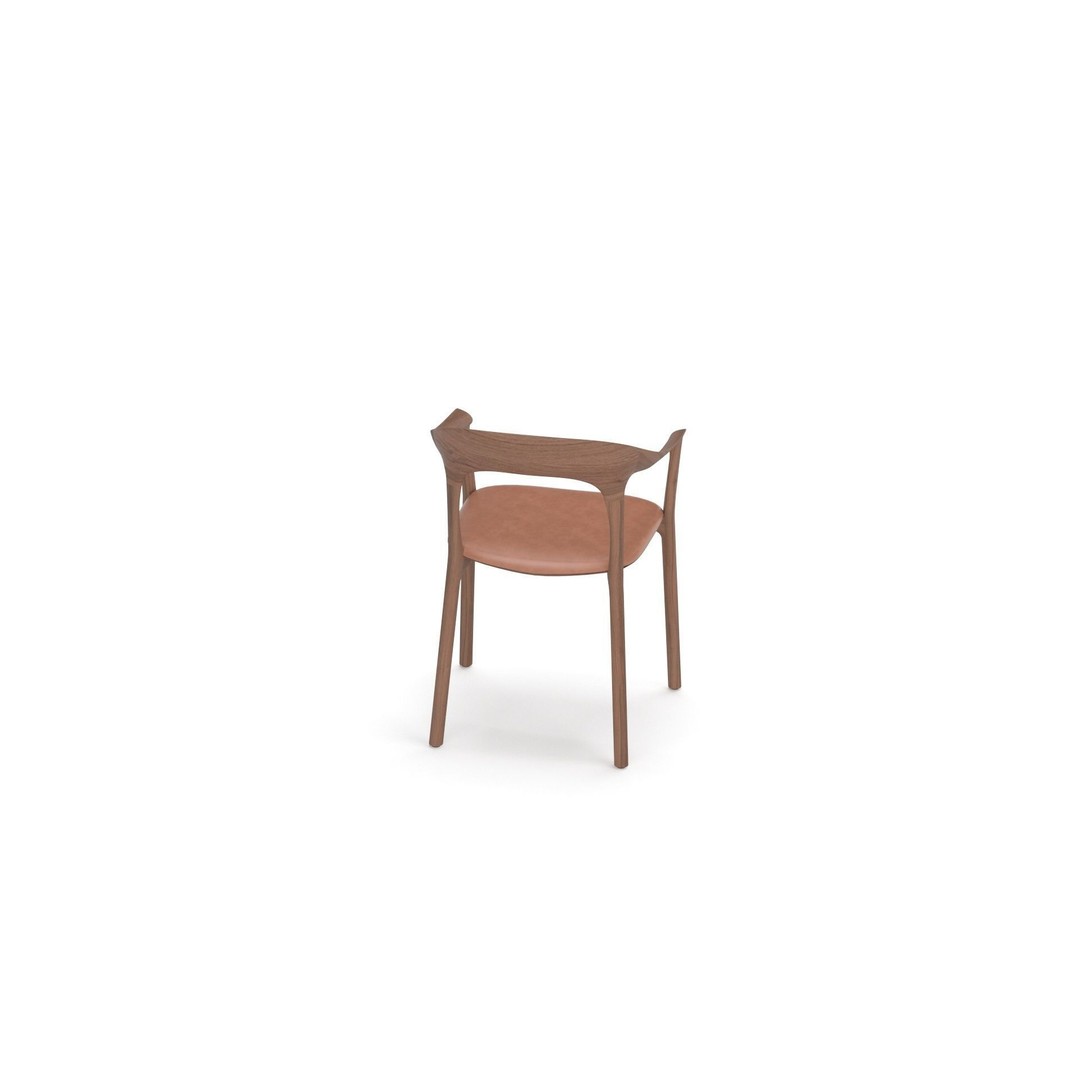 Elle Upholstered Chair 3D Model – Realistic Armchair, PBR Textures - View 26