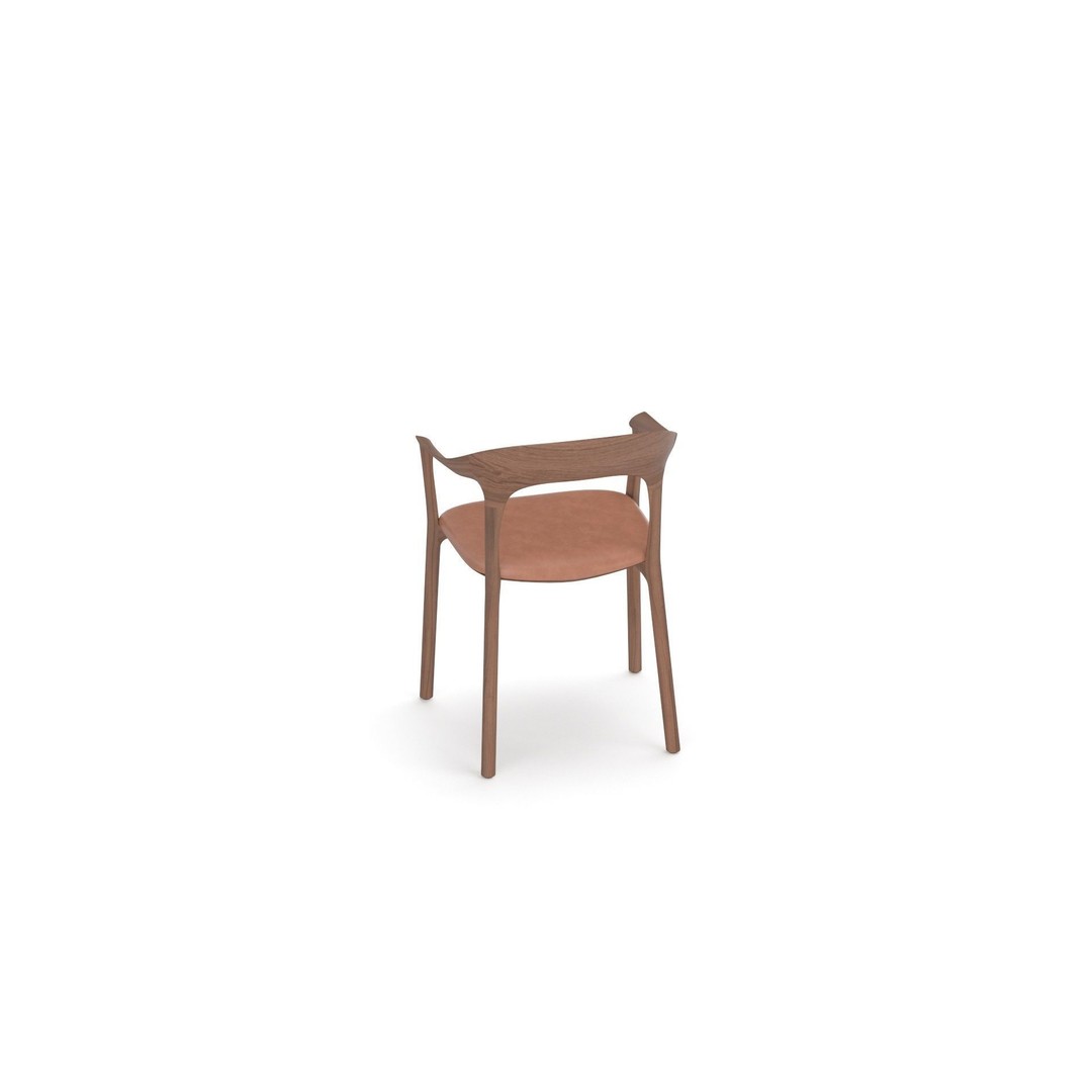 Elle Upholstered Chair 3D Model – Realistic Armchair, PBR Textures - View 27