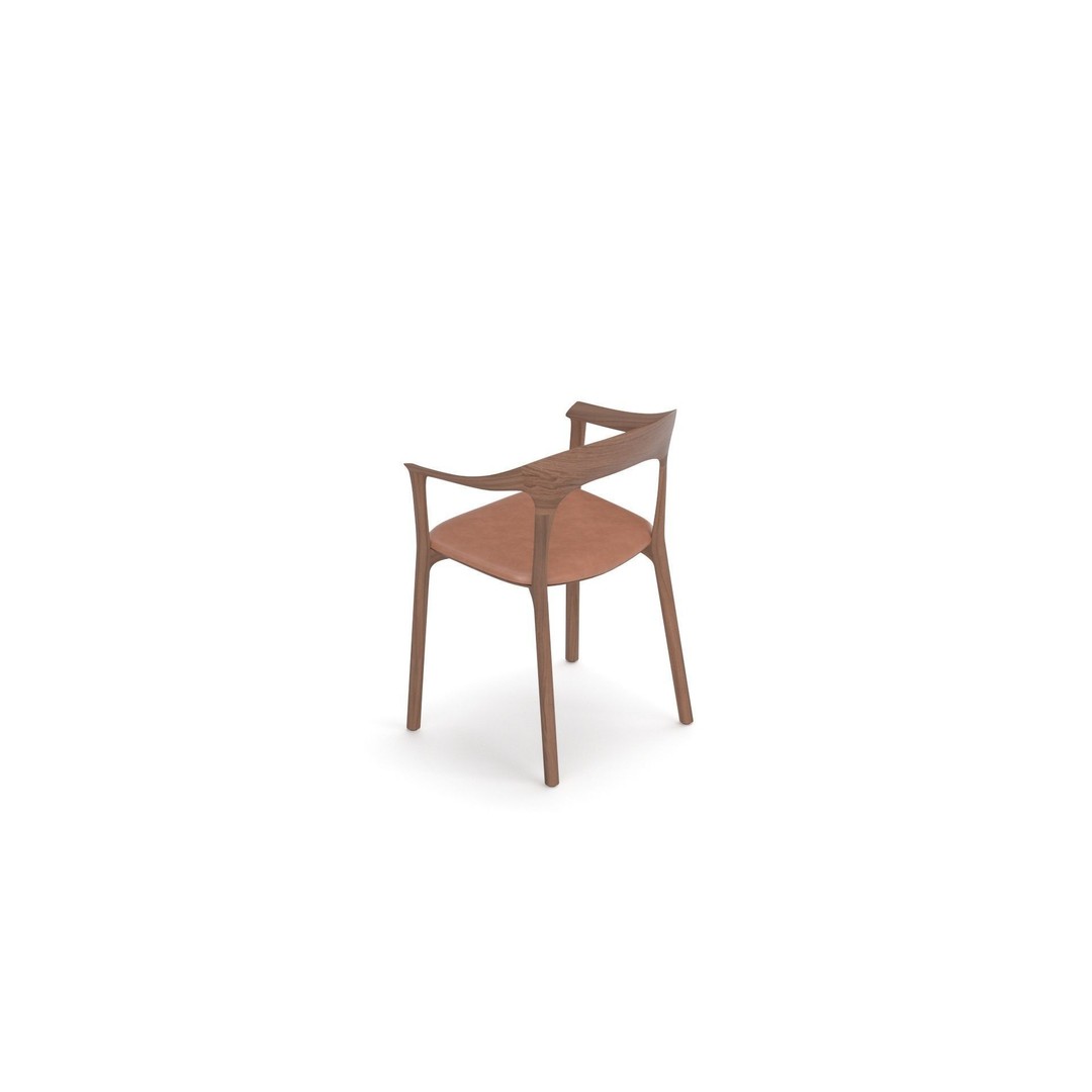 Elle Upholstered Chair 3D Model – Realistic Armchair, PBR Textures - View 28