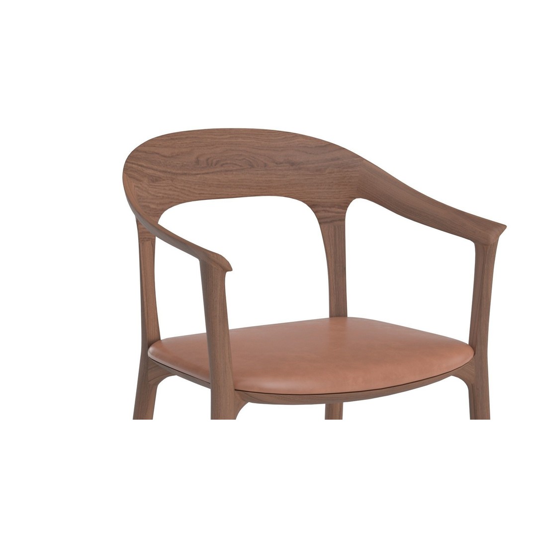 Elle Upholstered Chair 3D Model – Realistic Armchair, PBR Textures - View 3