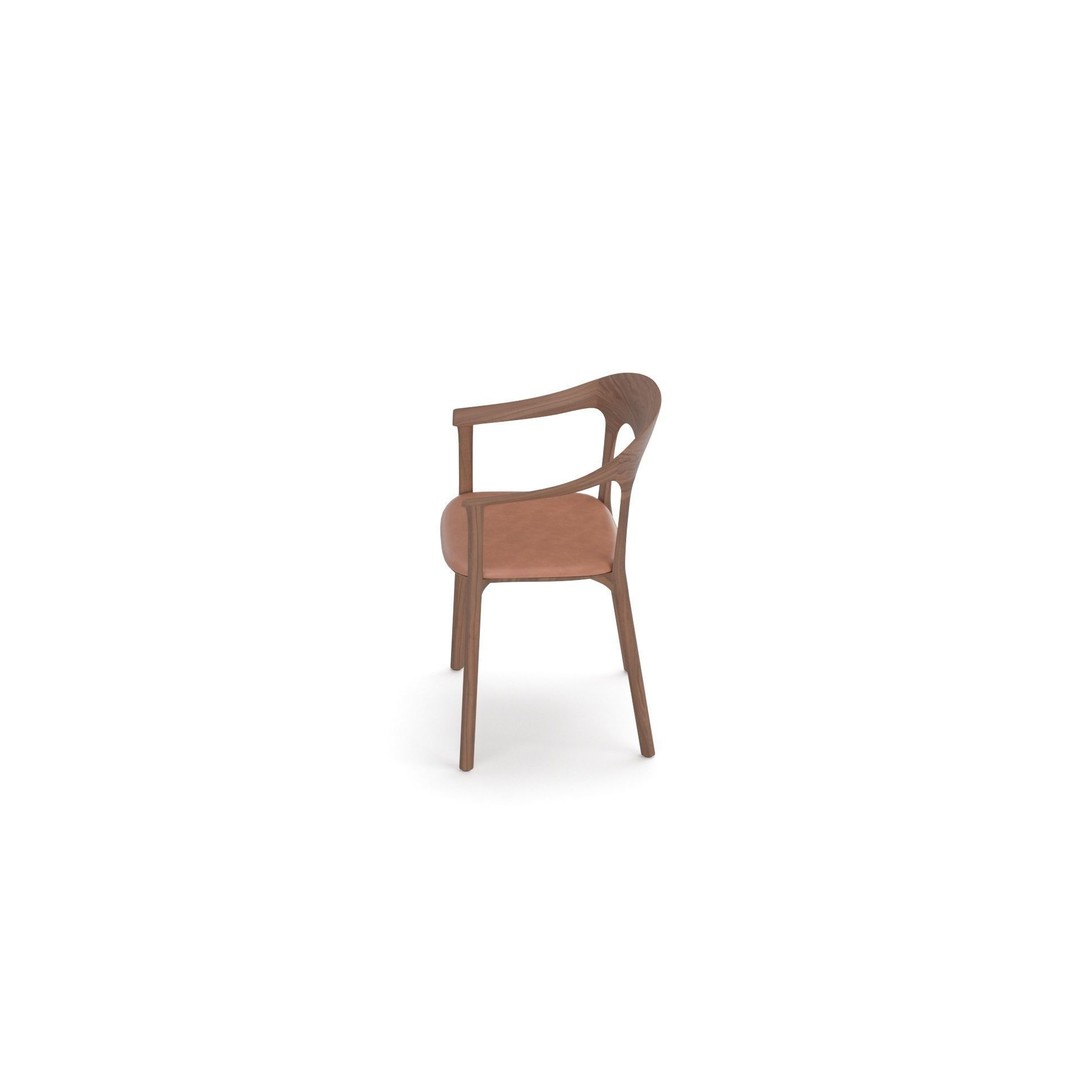 Elle Upholstered Chair 3D Model – Realistic Armchair, PBR Textures - View 30
