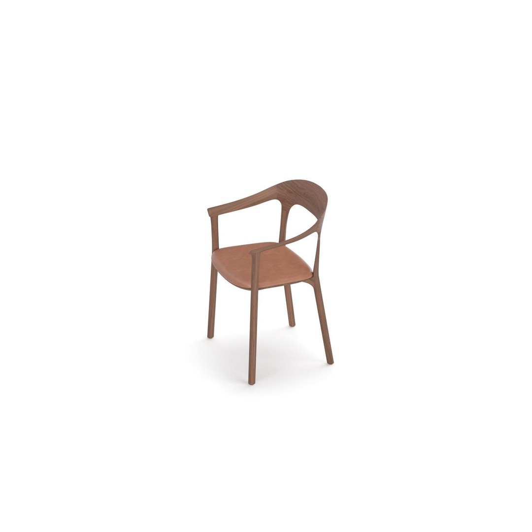 Elle Upholstered Chair 3D Model – Realistic Armchair, PBR Textures - View 31