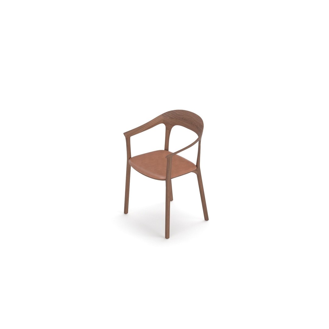 Elle Upholstered Chair 3D Model – Realistic Armchair, PBR Textures - View 32