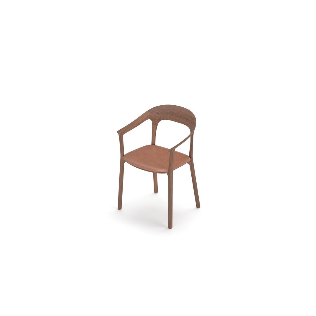 Elle Upholstered Chair 3D Model – Realistic Armchair, PBR Textures - View 34