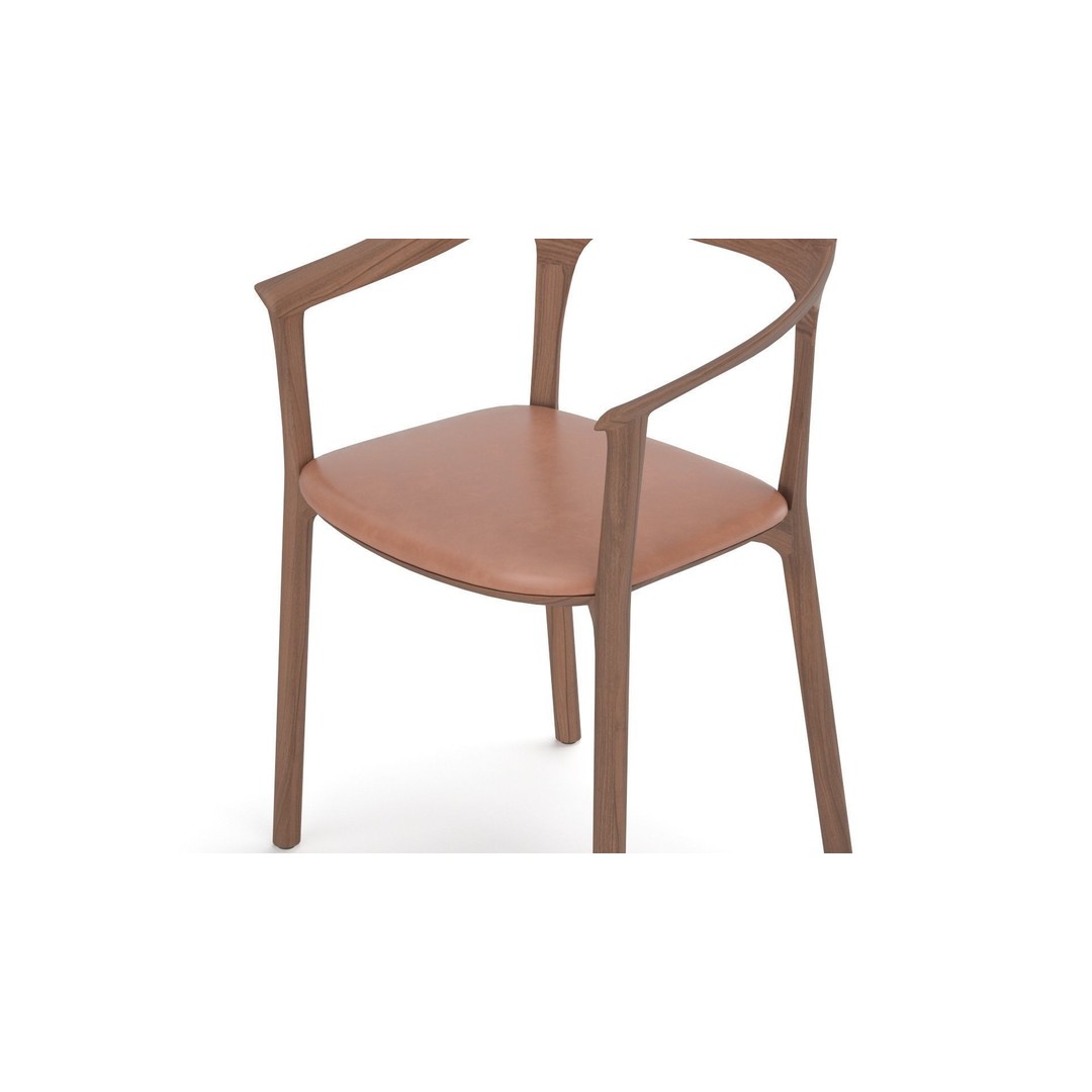 Elle Upholstered Chair 3D Model – Realistic Armchair, PBR Textures - View 35