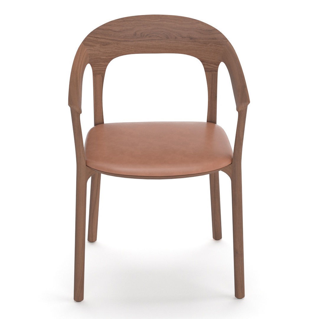 Elle Upholstered Chair 3D Model – Realistic Armchair, PBR Textures - View 37