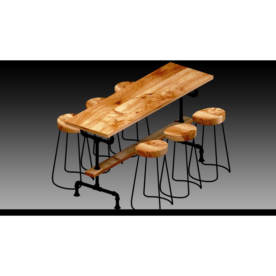 Interior Objects 3D Model – High Detail Asset Bundle, FBX, OBJ - View 6