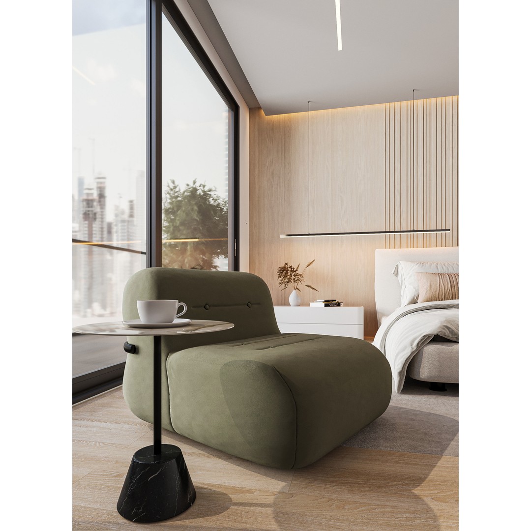 Modern Bedroom 3D Model – Elegant Design with High FF&E Brands - View 5