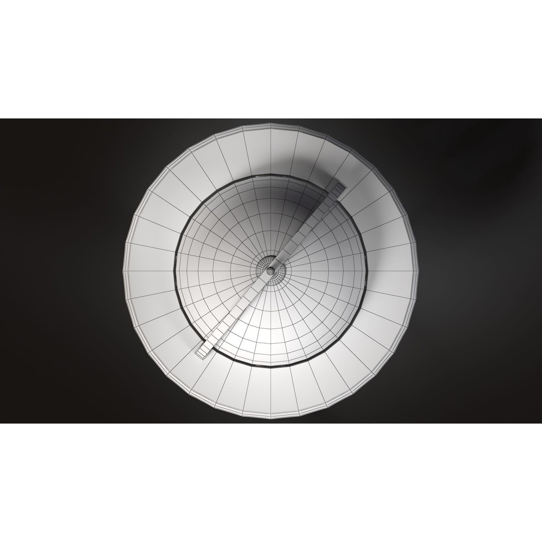 Victorian Globe Bar 3D Model – Low Poly PBR Asset, FBX, OBJ - View 6