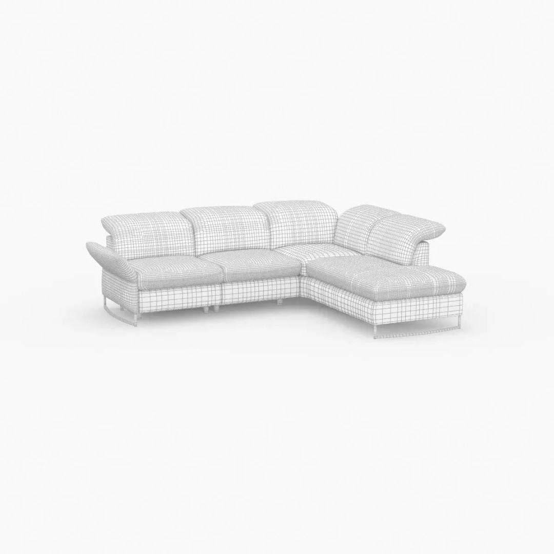 Viviana Sofa 3D Model – High-Quality Modern Furniture, FBX
