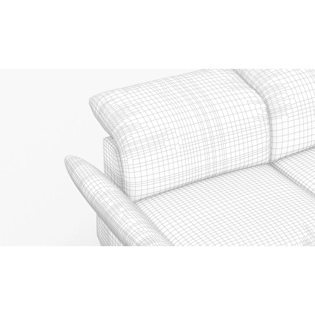 Viviana Sofa 3D Model – High-Quality Modern Furniture, FBX - View 6