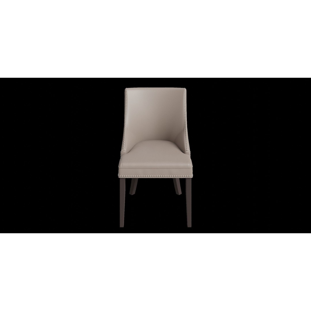 Desa Espresso Side Chair 3D Model – Modern Low Poly Furniture, FBX - View 10