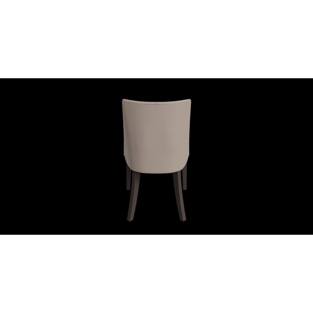 Desa Espresso Side Chair 3D Model – Modern Low Poly Furniture, FBX - View 12