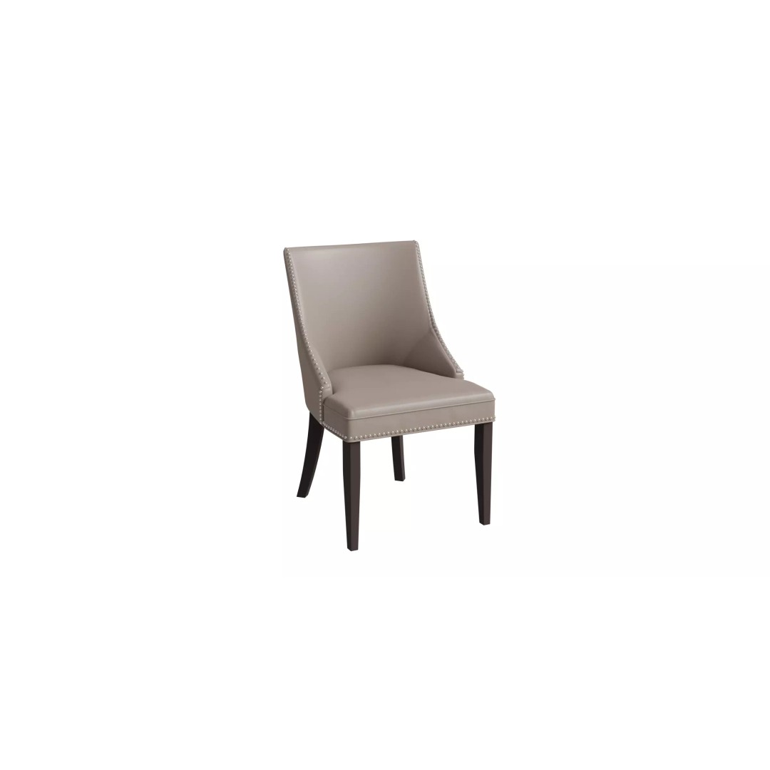 Desa Espresso Side Chair 3D Model – Modern Low Poly Furniture, FBX - View 2