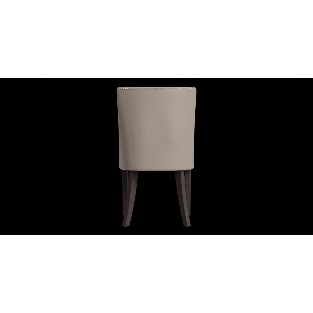 Desa Espresso Side Chair 3D Model – Modern Low Poly Furniture, FBX - View 8