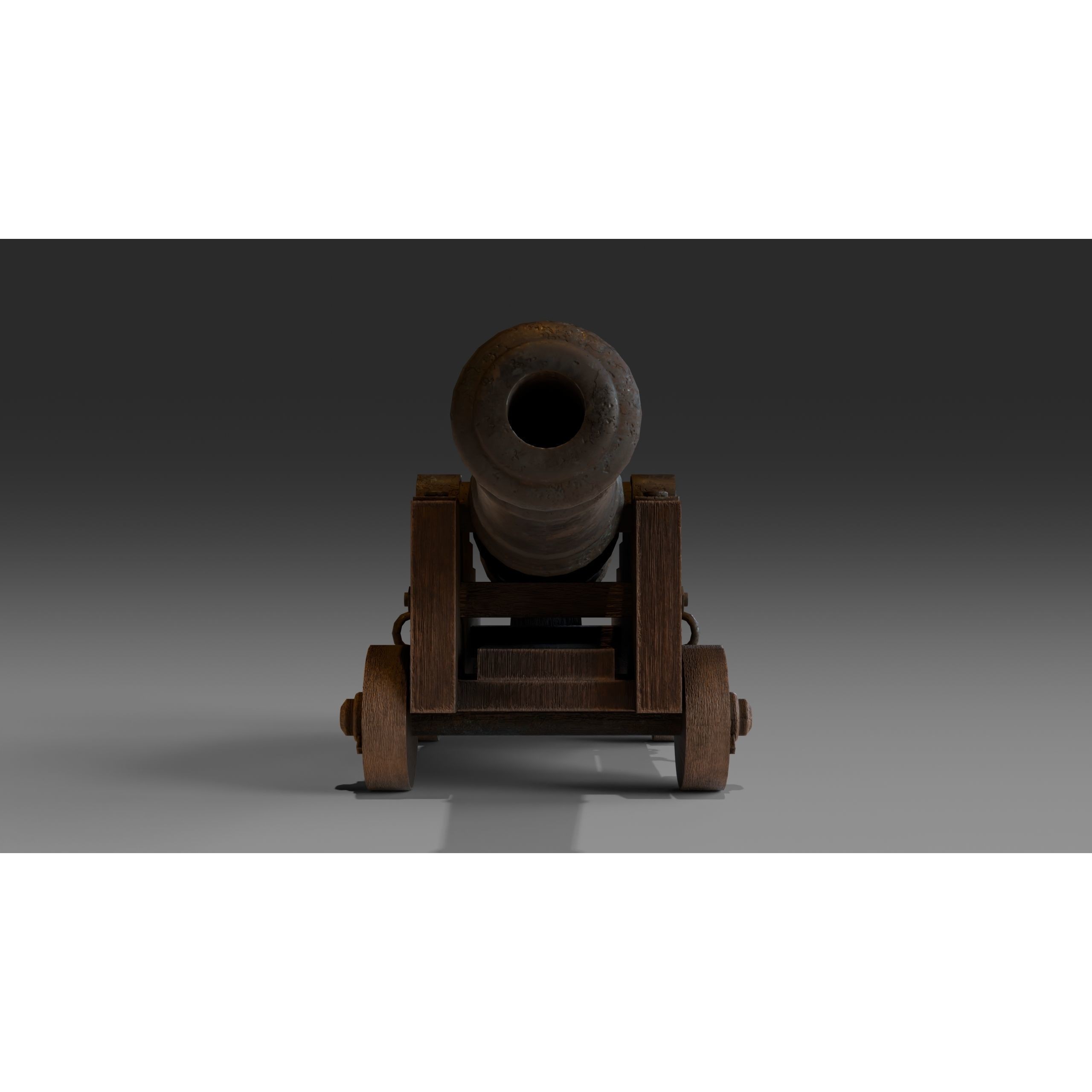 18th Century Man of War - Low-Poly Game-Ready 3D Model - View 27
