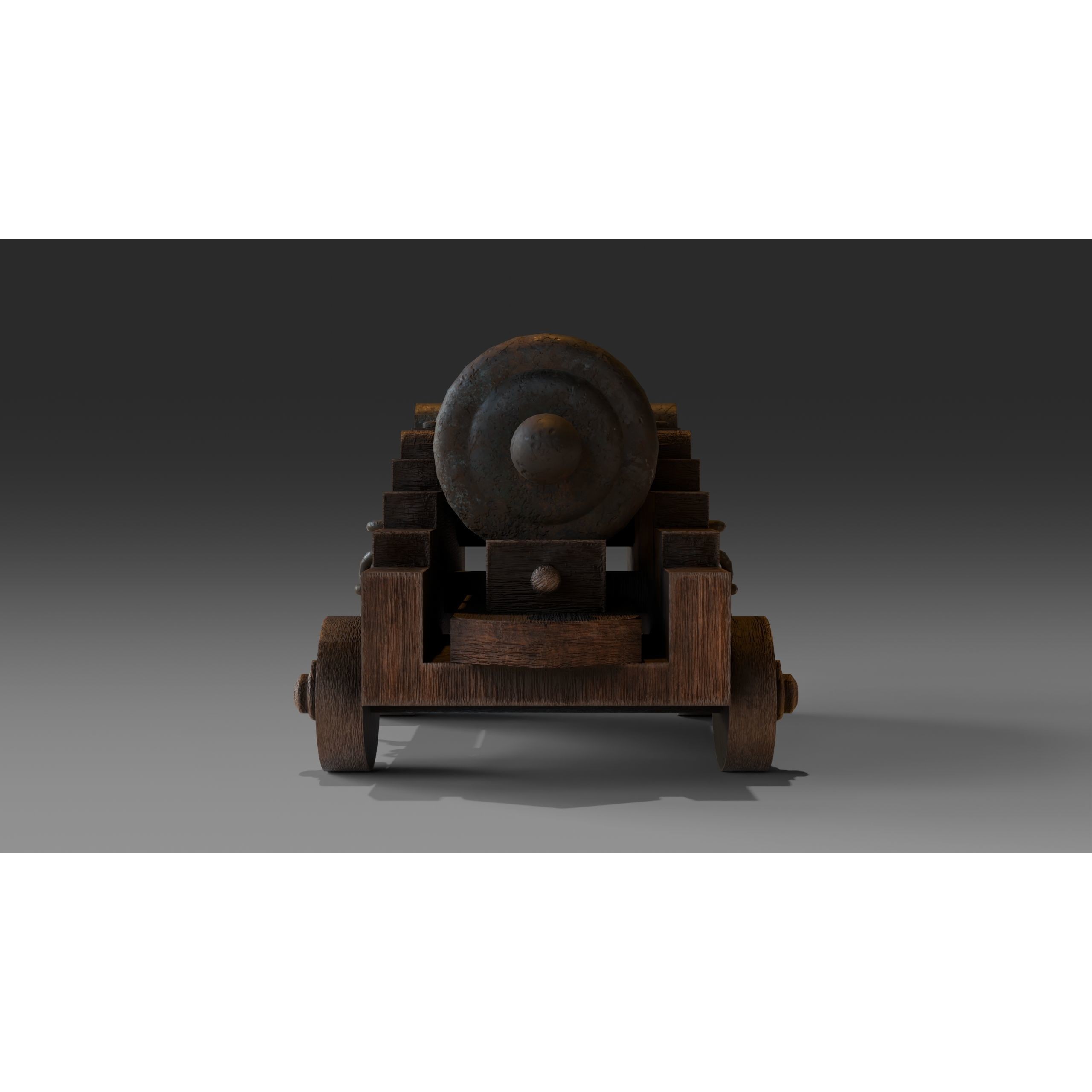 18th Century Man of War - Low-Poly Game-Ready 3D Model - View 29