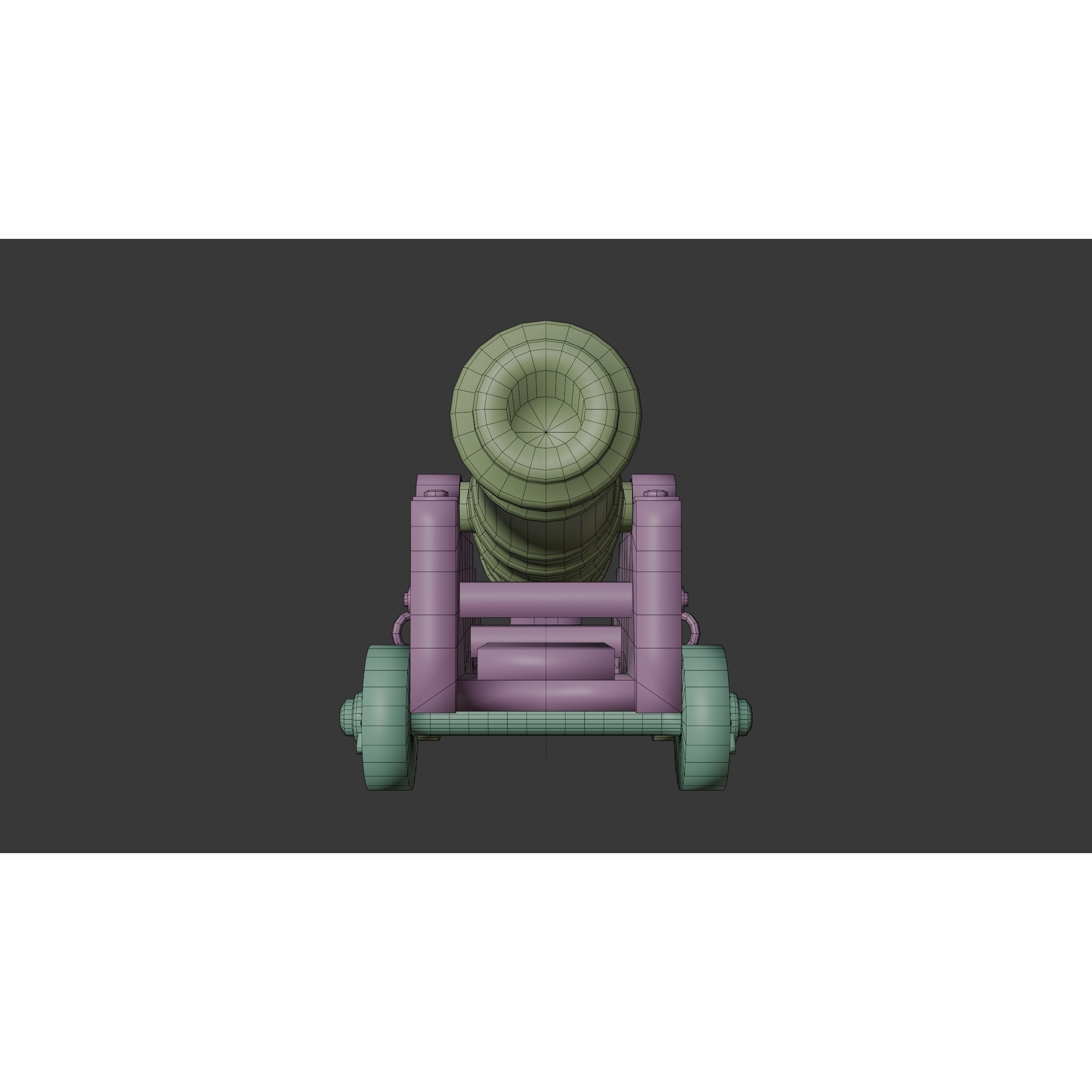 18th Century Man of War - Low-Poly Game-Ready 3D Model - View 32