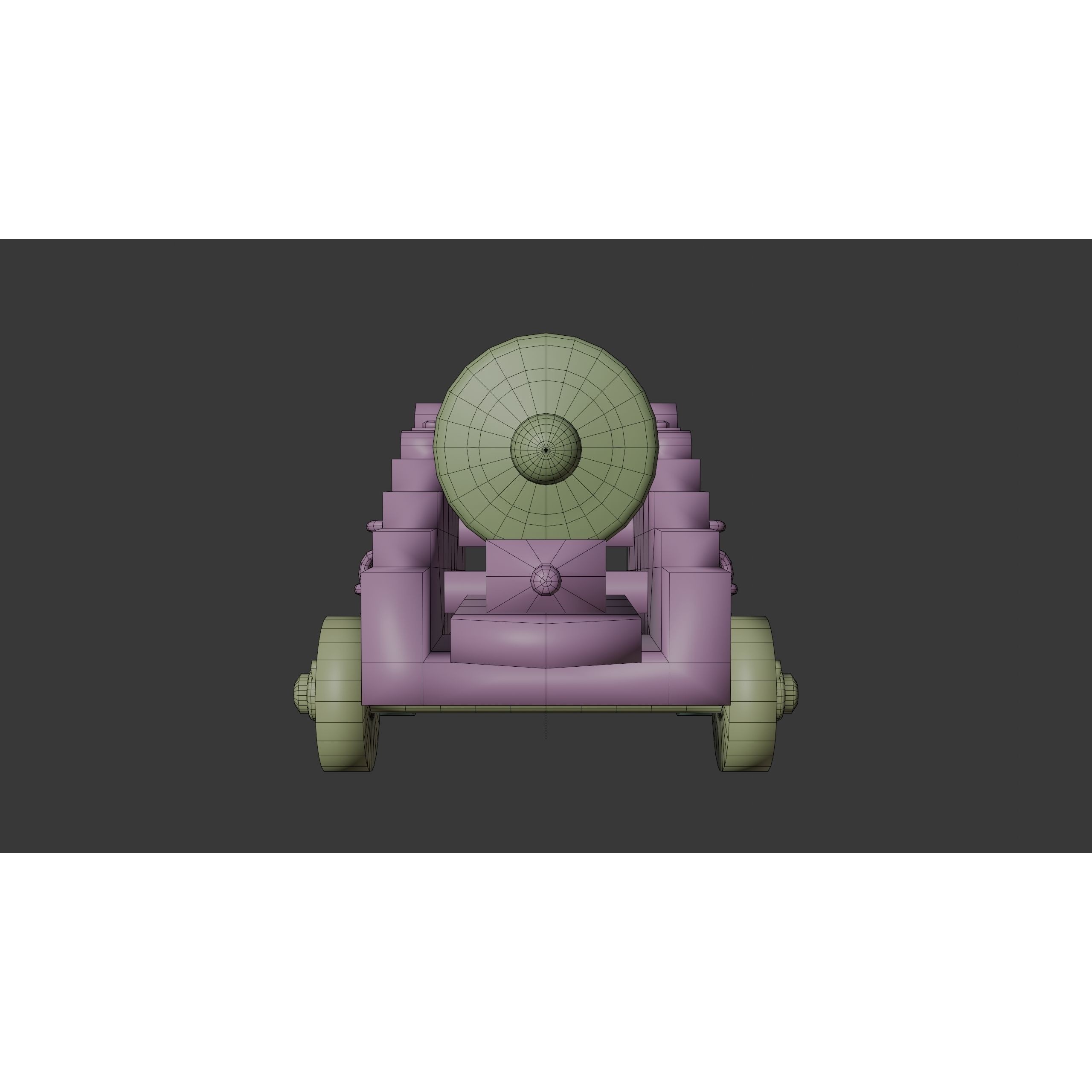 18th Century Man of War - Low-Poly Game-Ready 3D Model - View 34