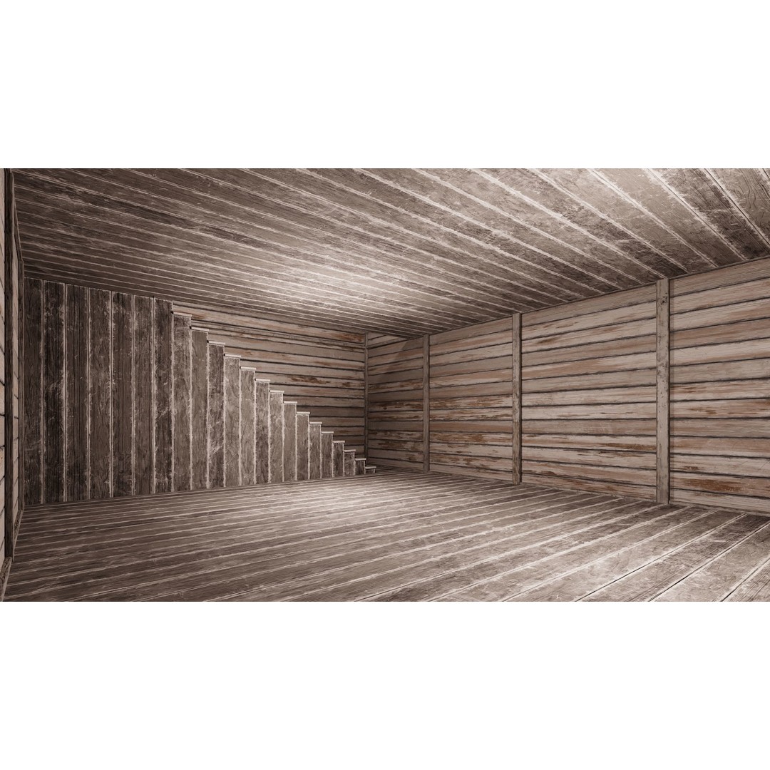 Farm Buildings 3D Model – Low Poly Game Ready PBR Asset, FBX, OBJ - View 7