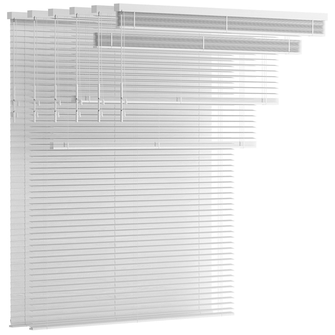 Wooden Venetian Blinds 3D Model – Bandalux Design, PBR Textures, FBX - View 5