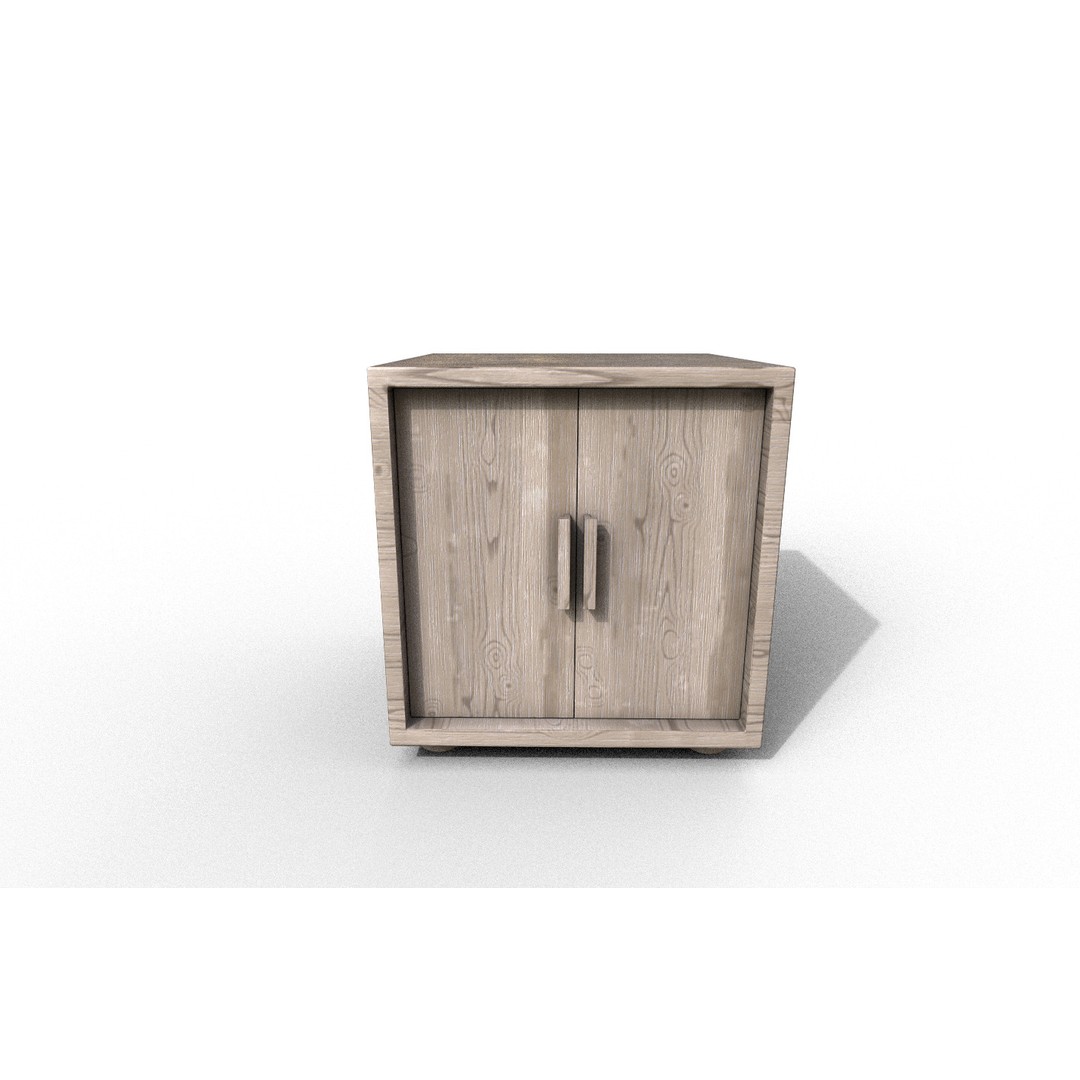 Modern Furniture Set 3D Model – Low Poly Game-Ready Asset, FBX, OBJ - View 10