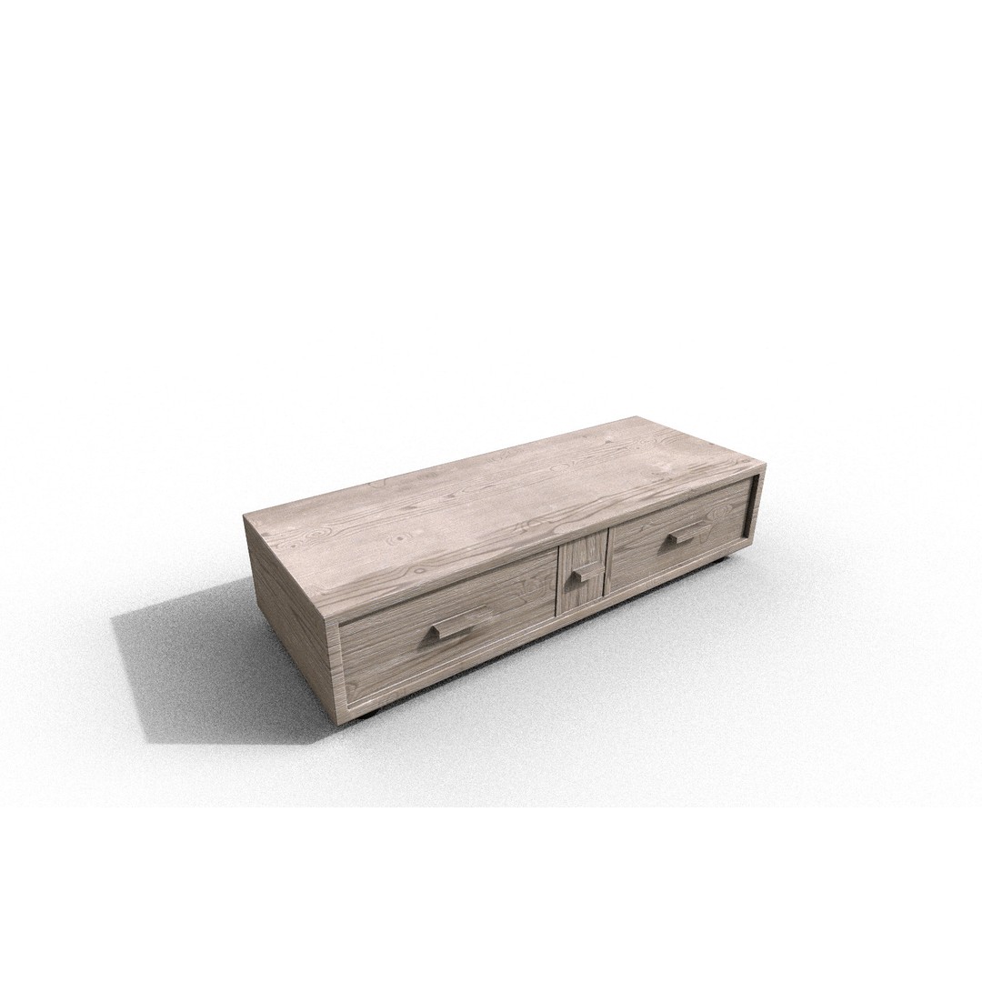 Modern Furniture Set 3D Model – Low Poly Game-Ready Asset, FBX, OBJ - View 44